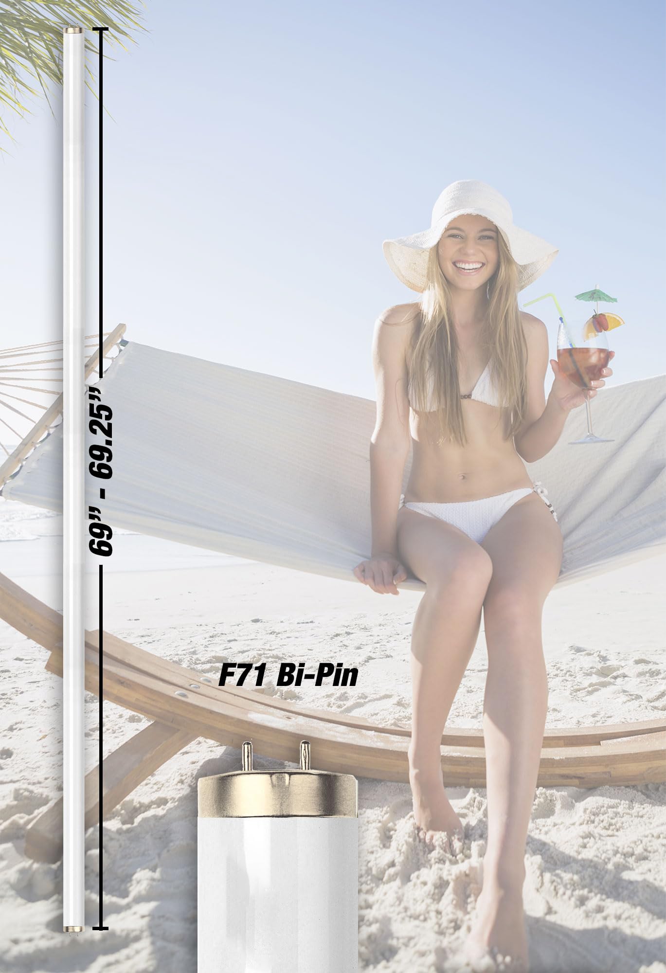 GoldenBronze Wolff System II F71T12 100W Bipin Tanning Bulbs - Intense Bronze (16)