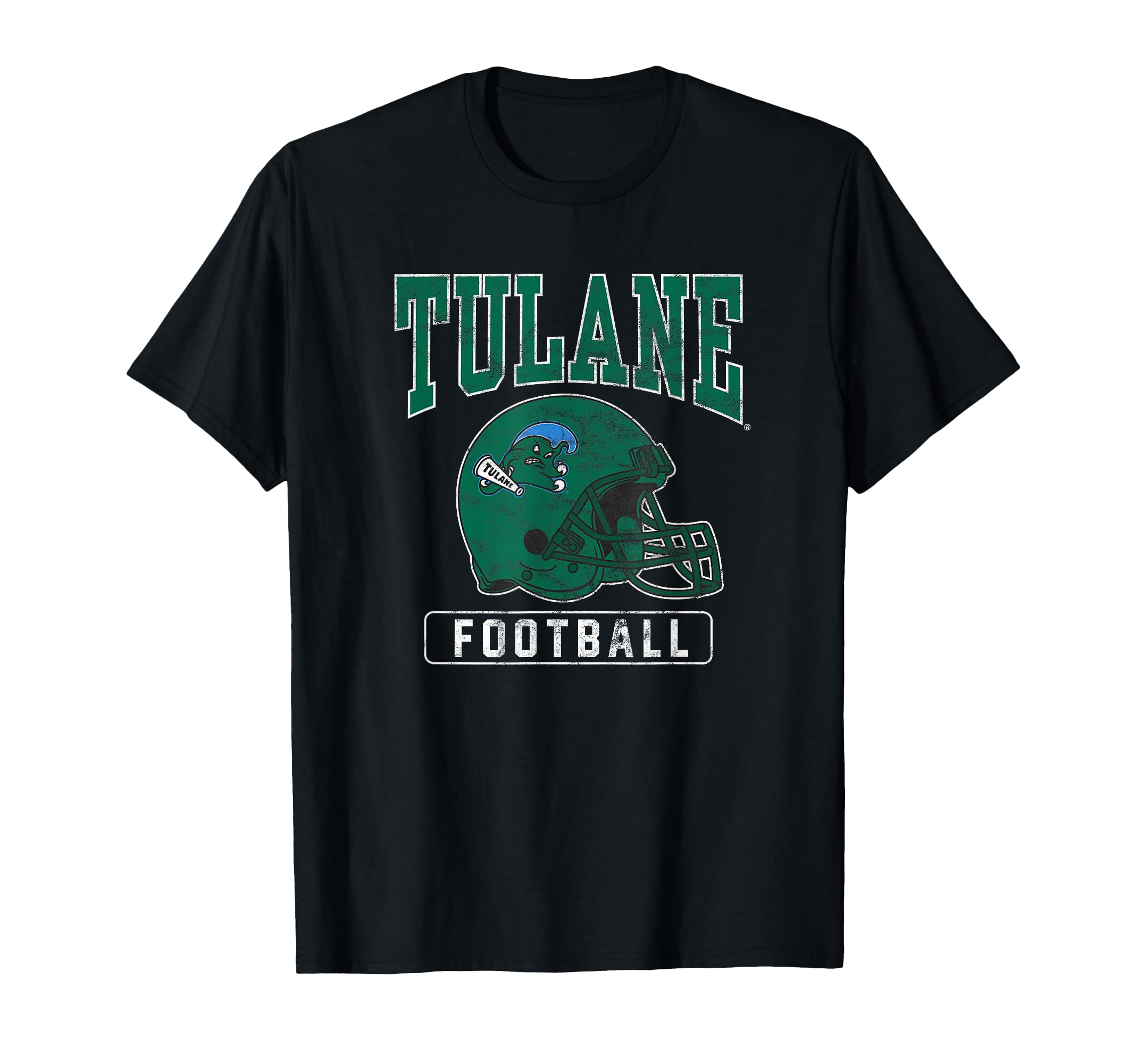Tulane University Green Wave Football Helmet T-Shirt