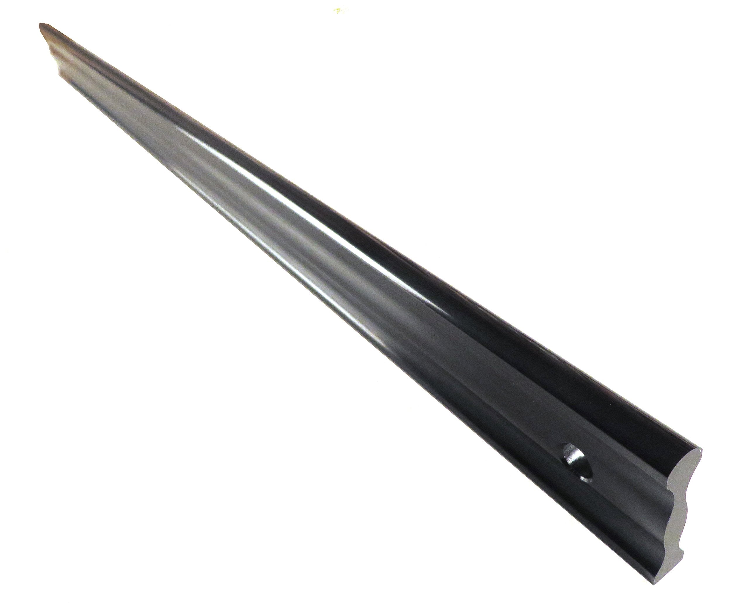 24 Inch Anodized Aluminum Straight Edge Guaranteed Straight to Within .001 Inches Over Full 24 Inches Length SE24