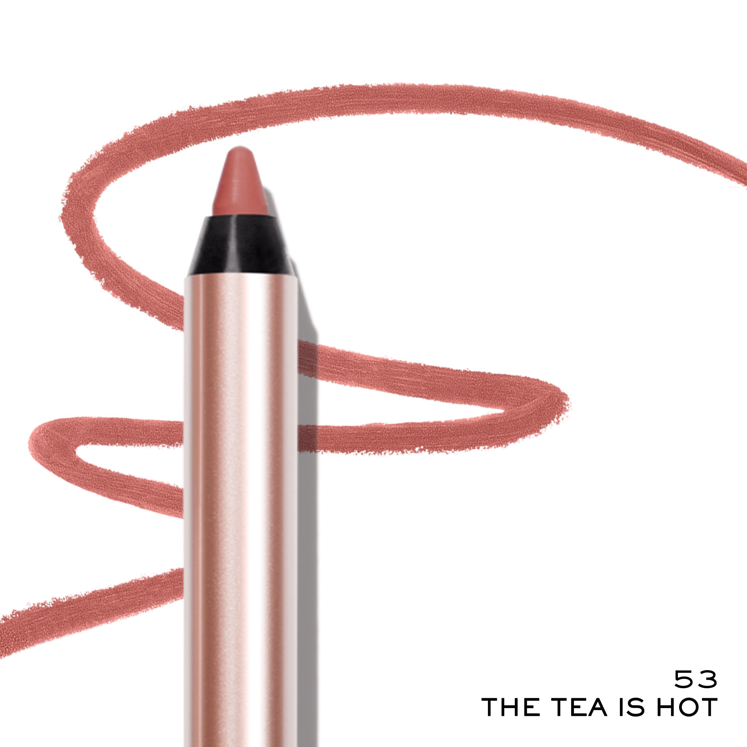 Lancôme Idôle Lip Shaper - Creamy, Matte & Waterproof Lip Liner Pencil - With Ceramides & Jojoba Oil - Shade 53 The Tea Is Hot