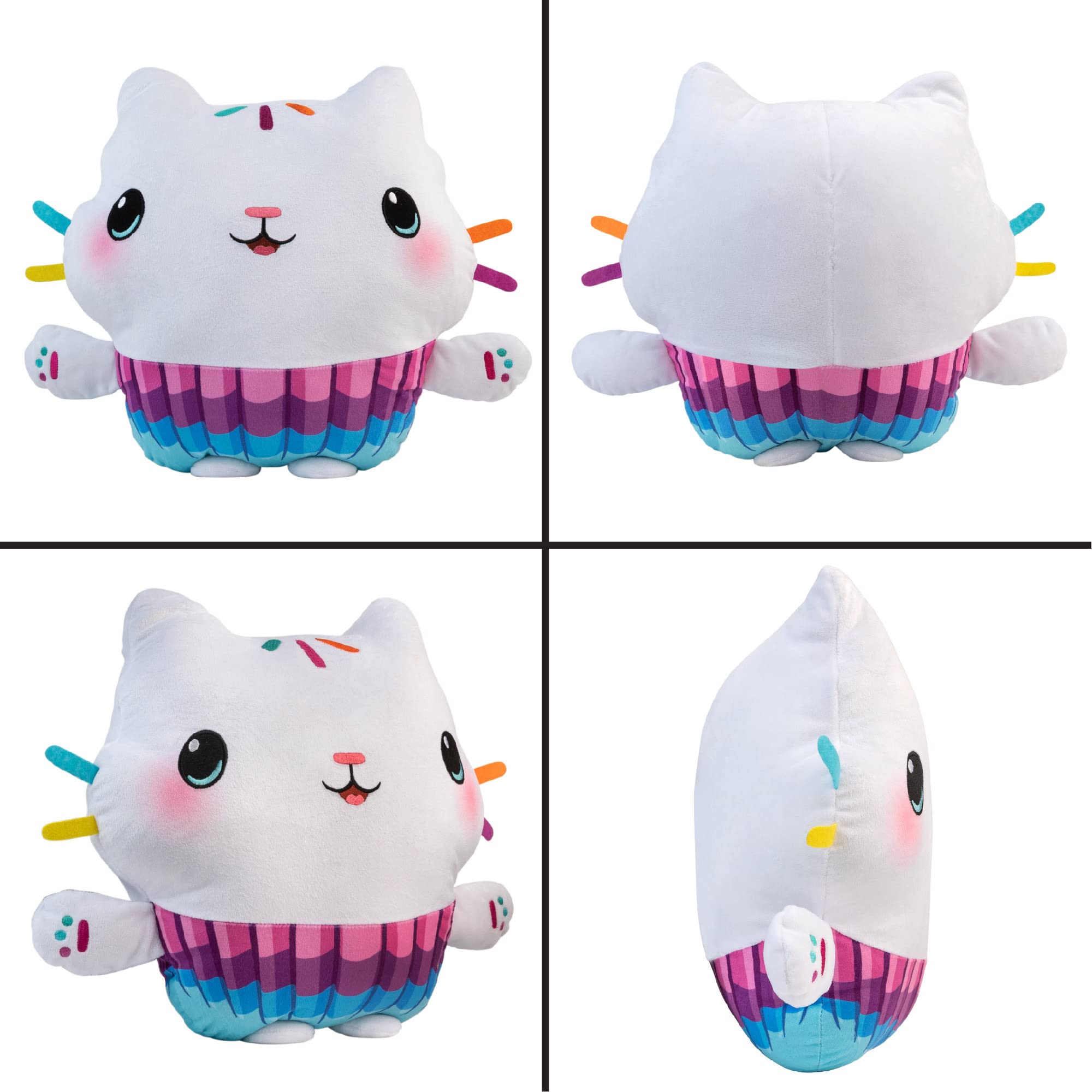 DreamWorks Gabby's Dollhouse Cakey Kids Bedding Super Soft Plush Cuddle Pillow Buddy, By Franco, 17.5" x 15" x 5"