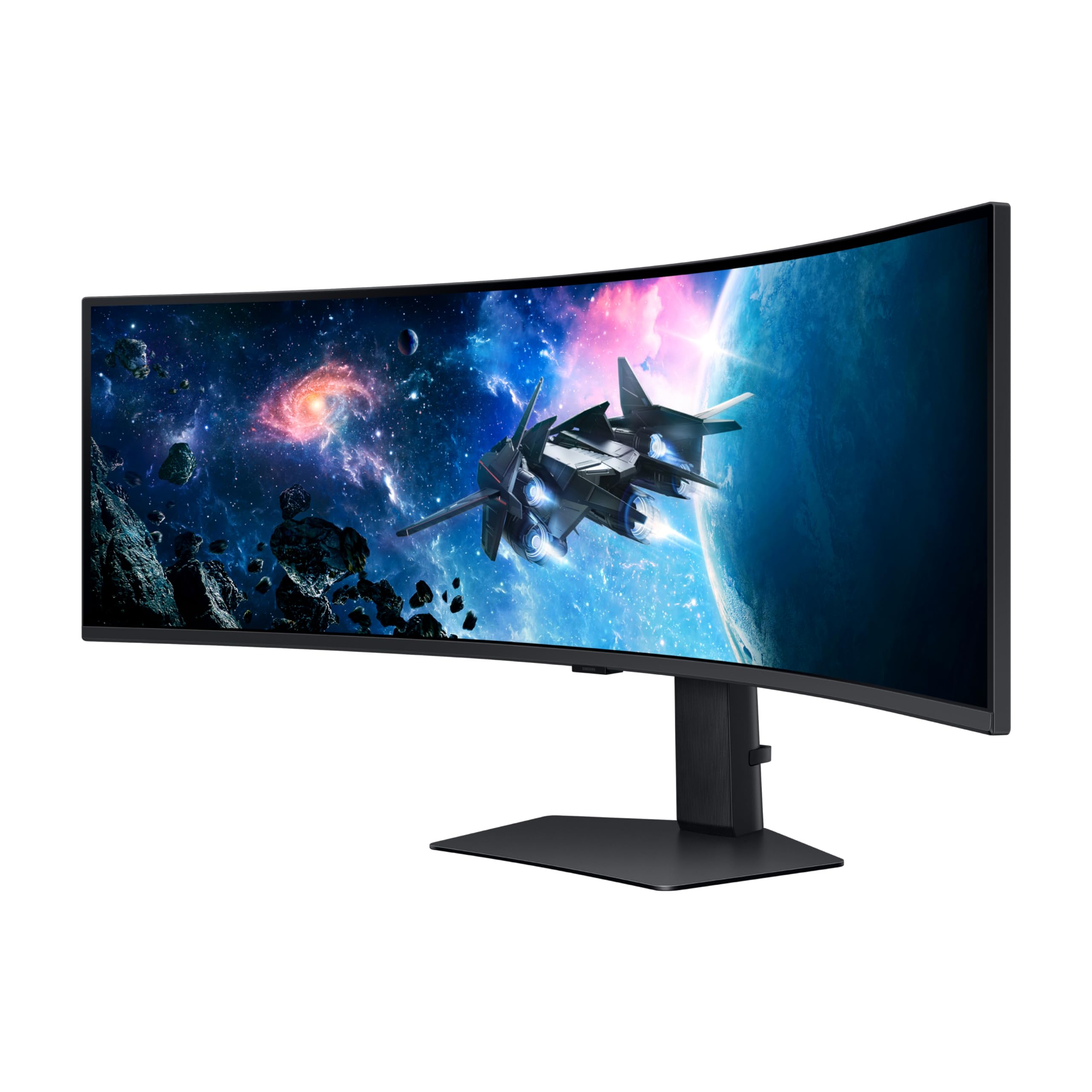 SAMSUNG 49-Inch Odyssey G9 Series DQHD 1000R Curved Gaming Monitor, 1ms(GtG), VESA DisplayHDR 1000, 240Hz, AMD FreeSync Premium Pro, Height Adjustable Stand, LS49CG954ENXZA, 2024