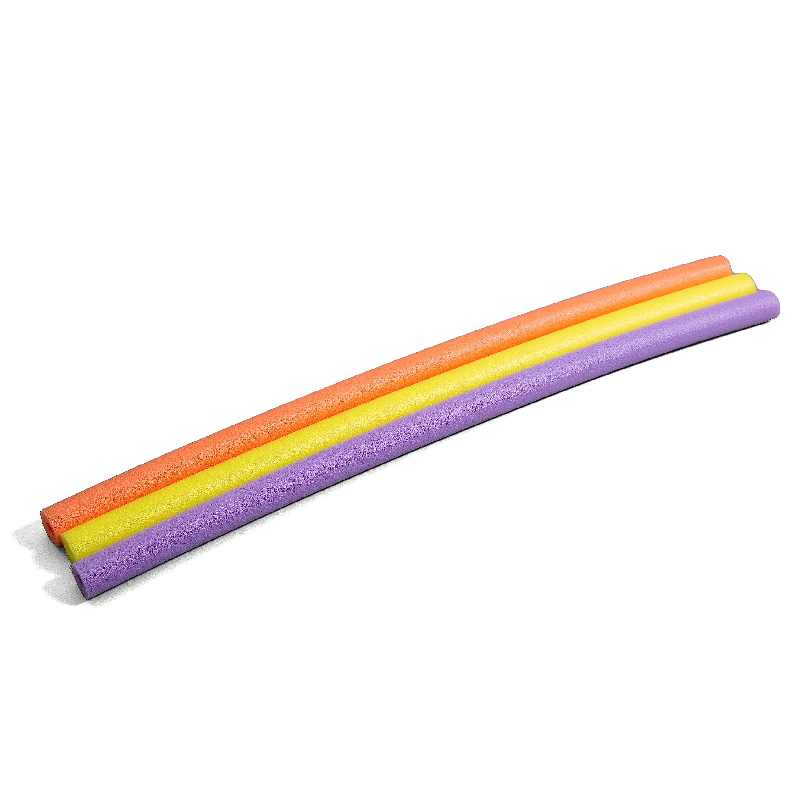 Big Joe Swim Noodle 40 Pack Pool Noodles, Assorted Coral, Purple, Yellow Foam, 4 feet, 50" L x 2" W x 2" H Each