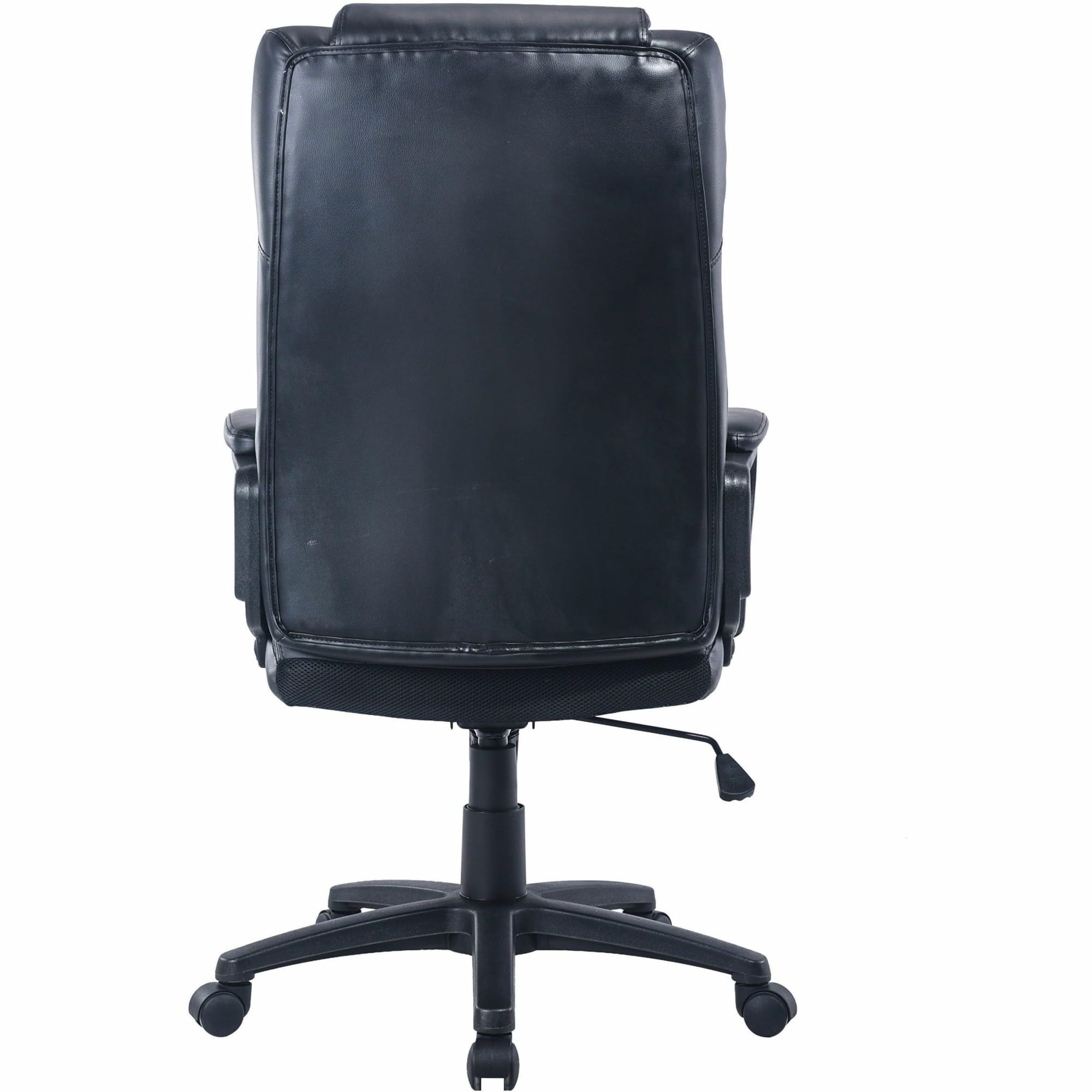 Lorell Soho High-Back Black Leather Executive Chair