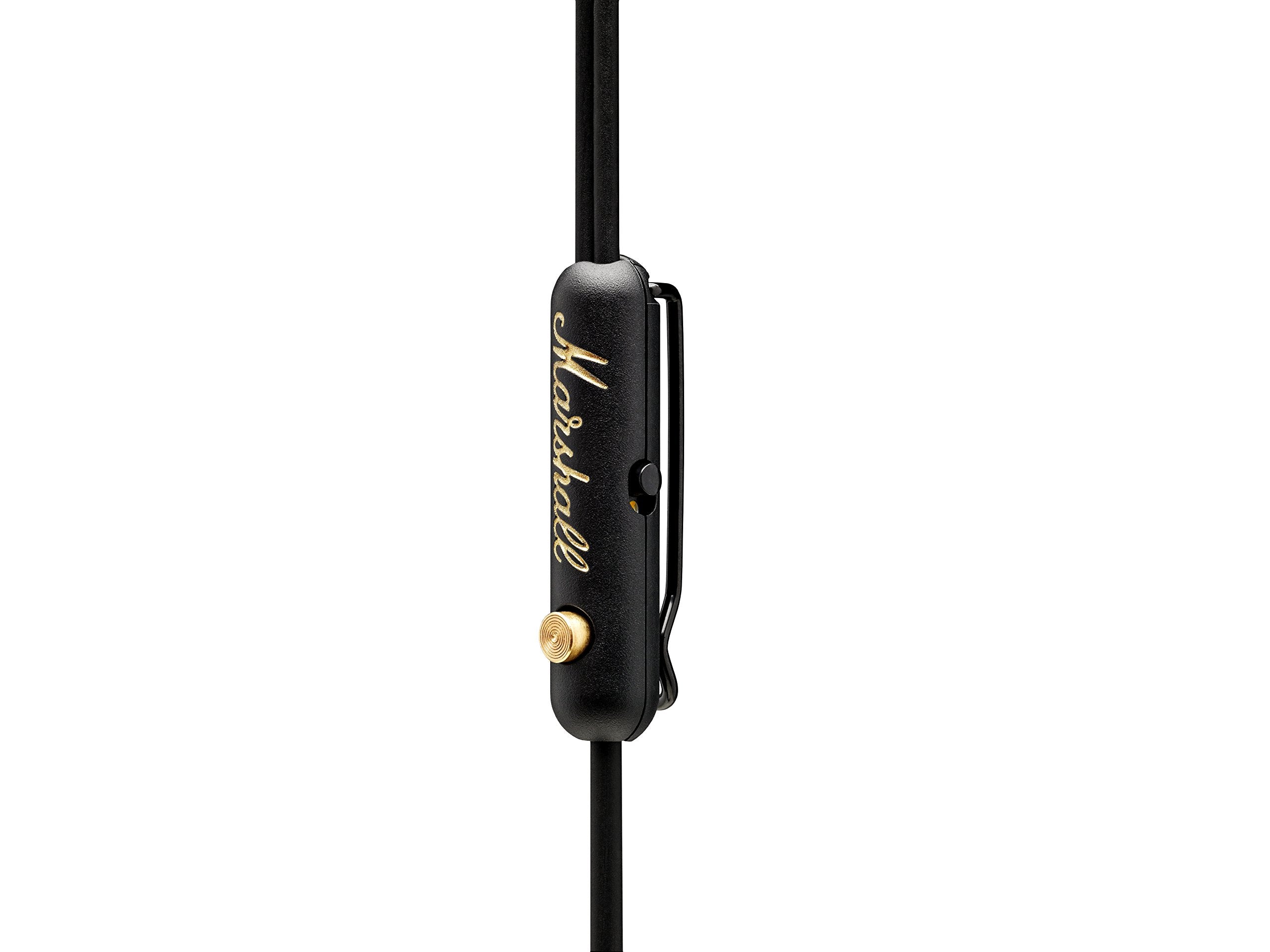 Marshall Mode EQ Wired in-Ear Headphones - Black and Brass