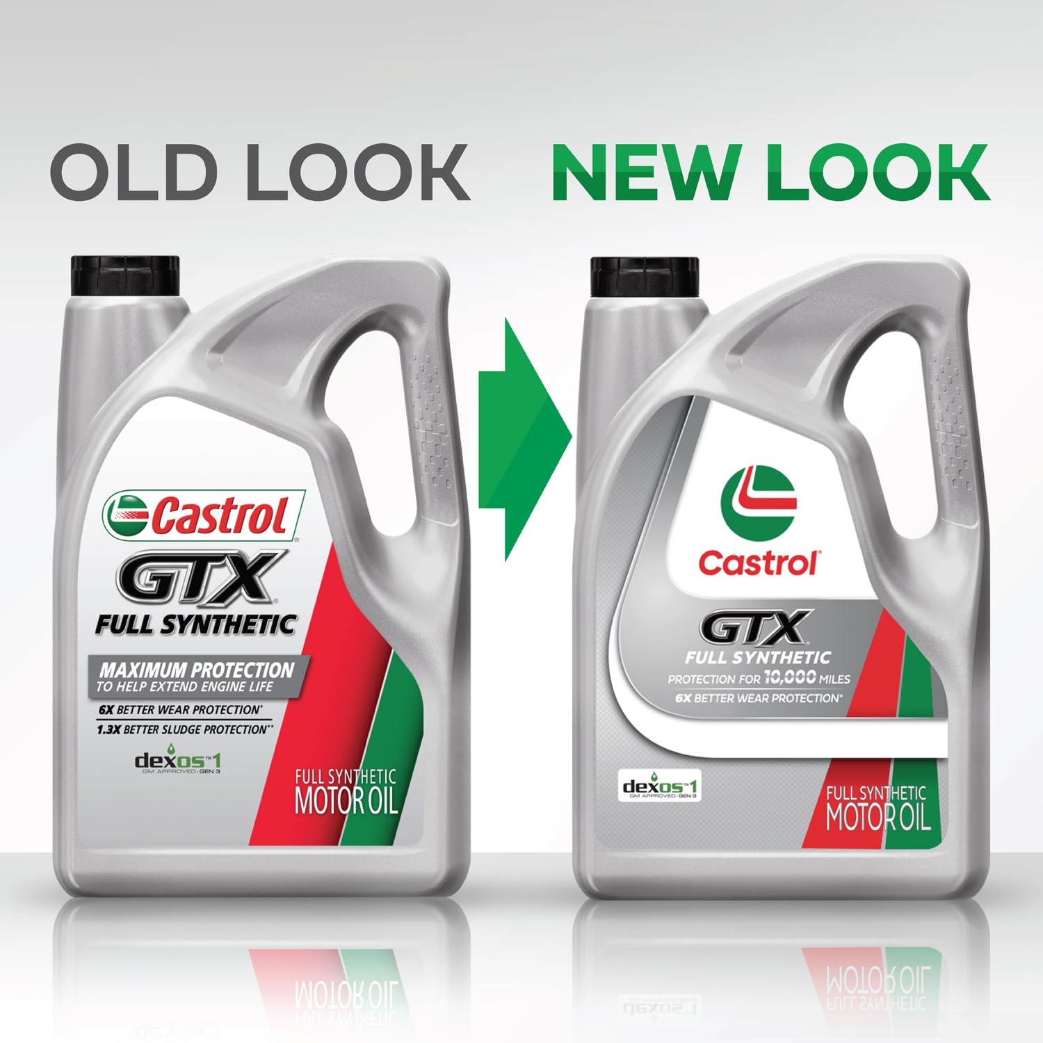 Castrol GTX Full Synthetic 5W-20 Motor Oil, 5 Quarts