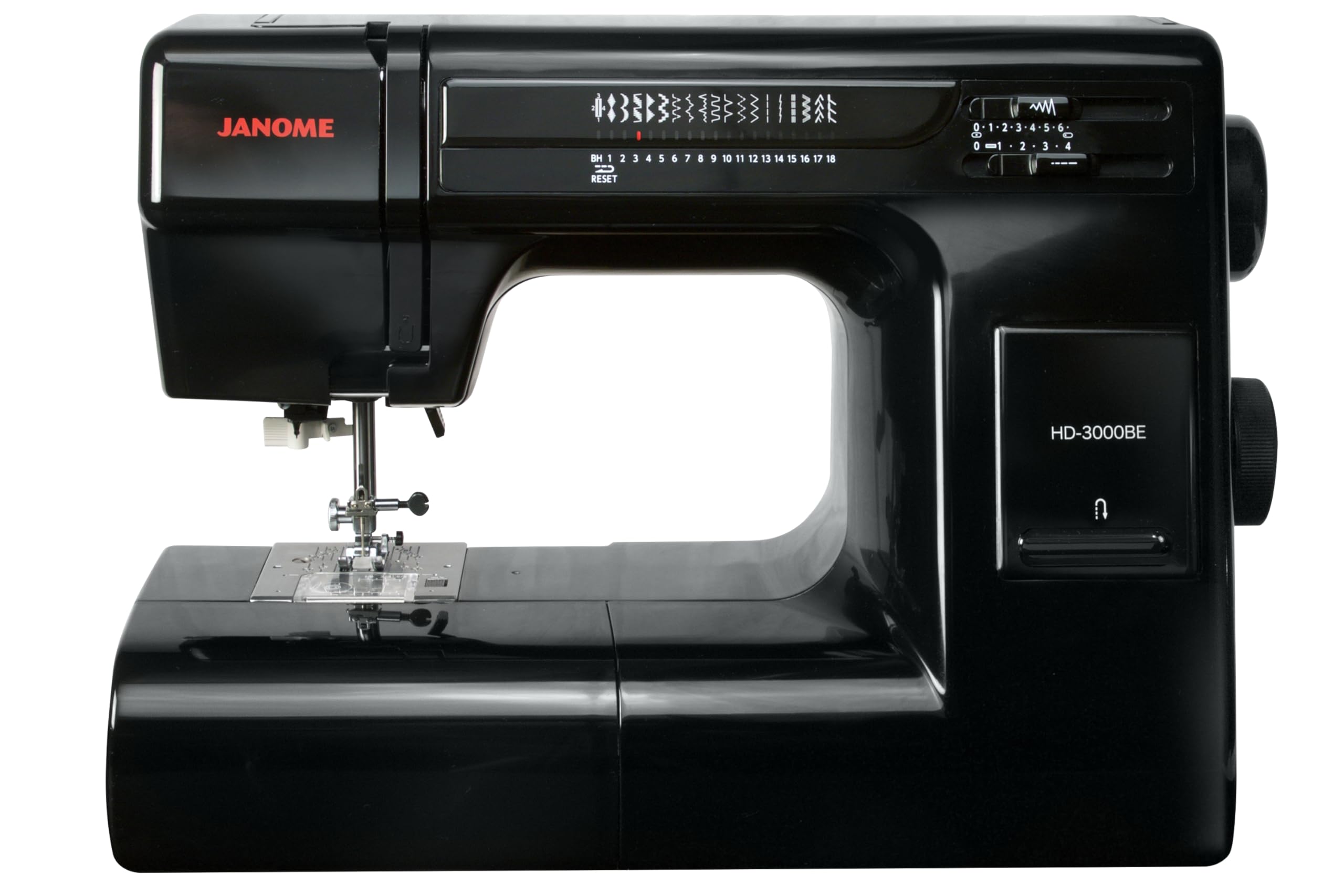 Janome Heavy Duty HD-3000 Black Edition Sewing Machine with Bonus 6 Piece Quilting Kit