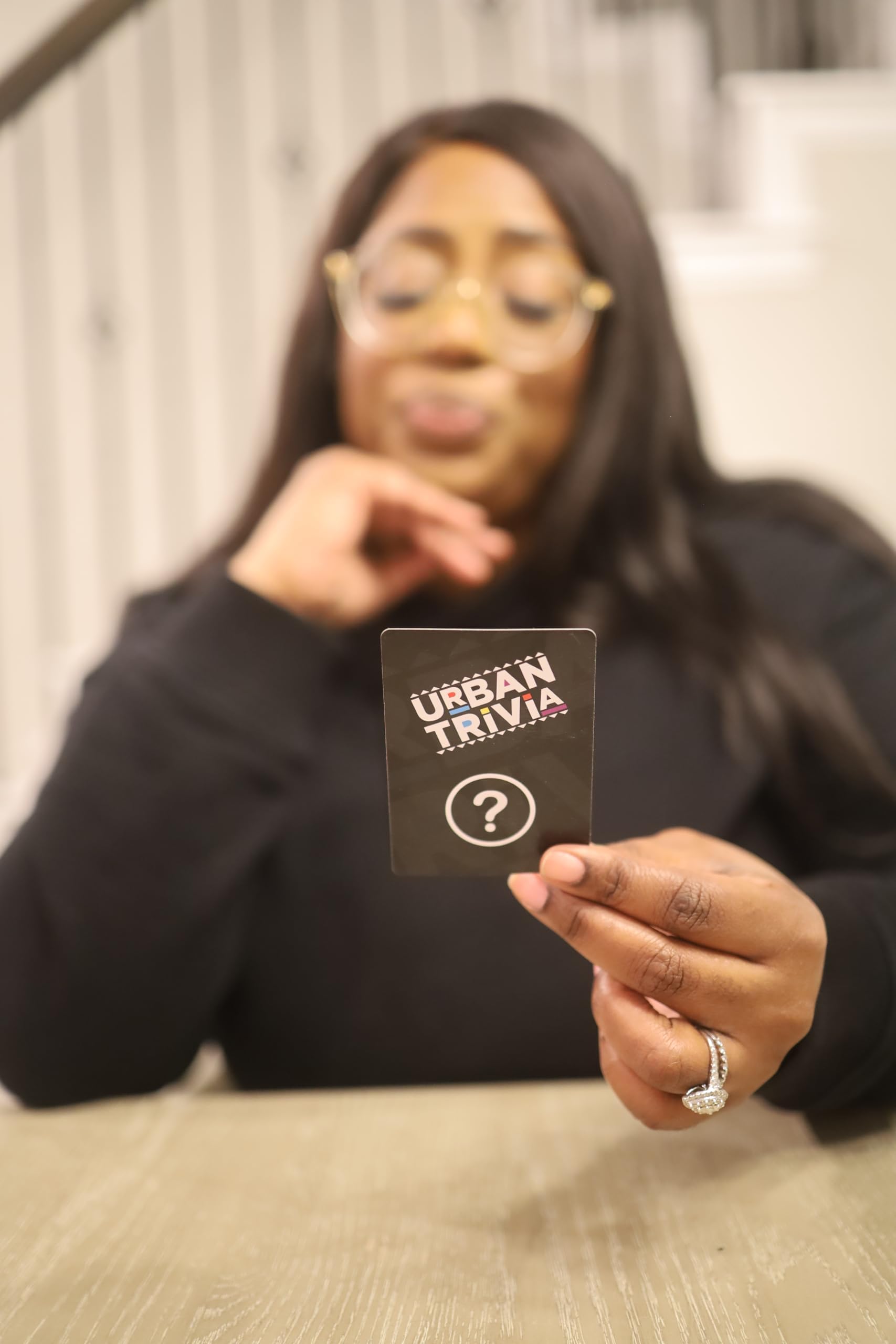 Urban Trivia Game - Black Card Game for The Culture! Fun Trivia on Black TV, Movies, Music, Sports, & Growing Up Black! Great Trivia for Adult Game Nights and Family Gatherings.