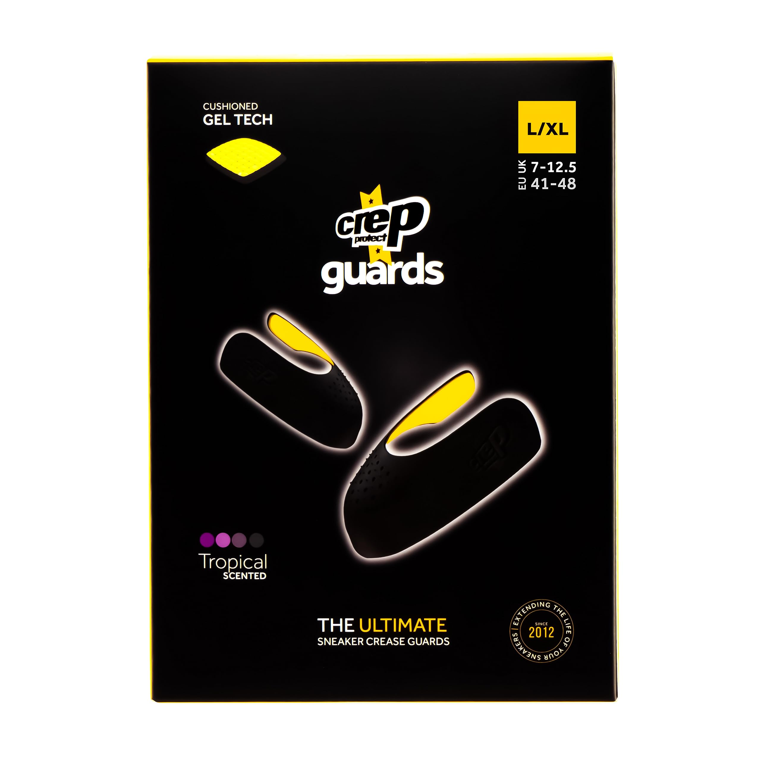 Crep Protect Shoe Crease Protectors - Sneaker Guards for Dunk Low, Air Force, Jordan - Prevent Creasing - Large Size US - 8-13.5 (Pair in a Pack)