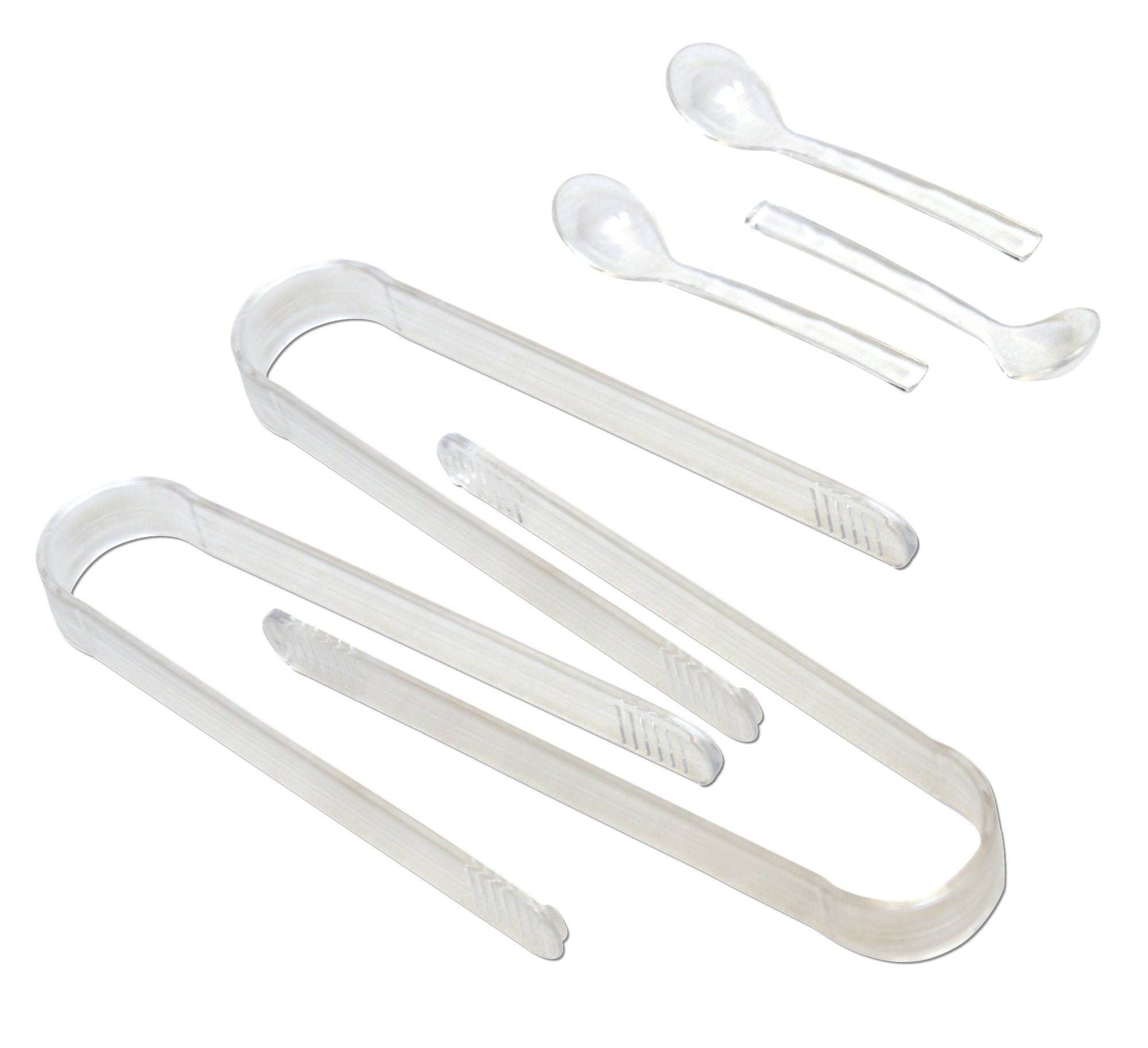 Ice Chilled 5 Compartment Condiment Server Caddy - Serving Tray Container with 5 Removable Dishes with Over 2 Cup Capacity Each and Hinged Lid | 3 Serving Spoons + 3 Tongs Included