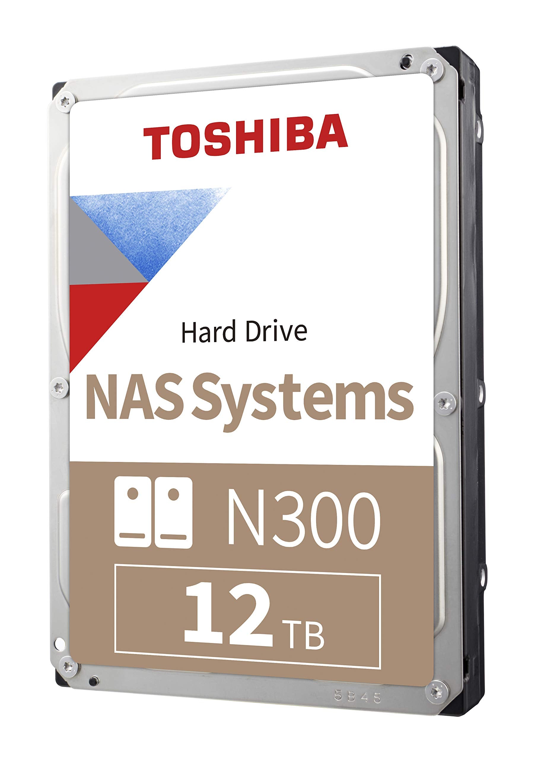 Toshiba N300 12TB NAS 3.5-Inch Internal Hard Drive - CMR SATA 6 Gb/s 7200 RPM 256 MB Cache - HDWG21CXZSTA