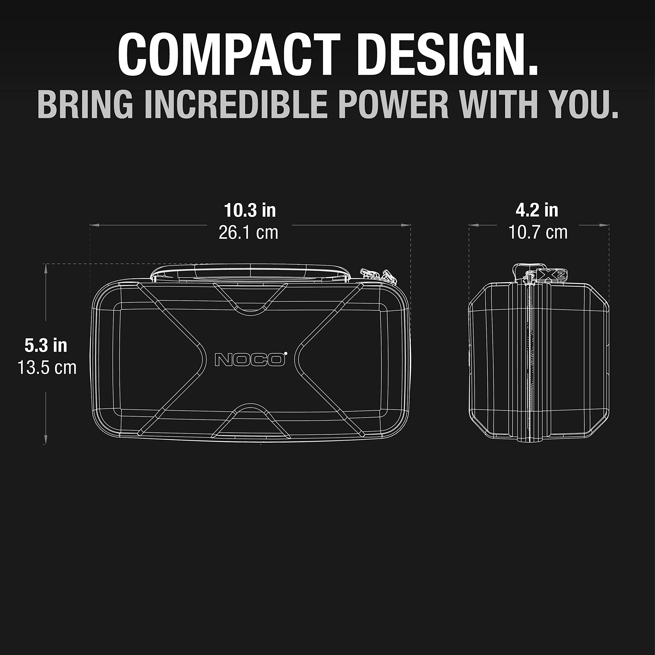 NOCO GBC101 Boost X EVA Protection Case for GBX45 UltraSafe Lithium Jump Starters