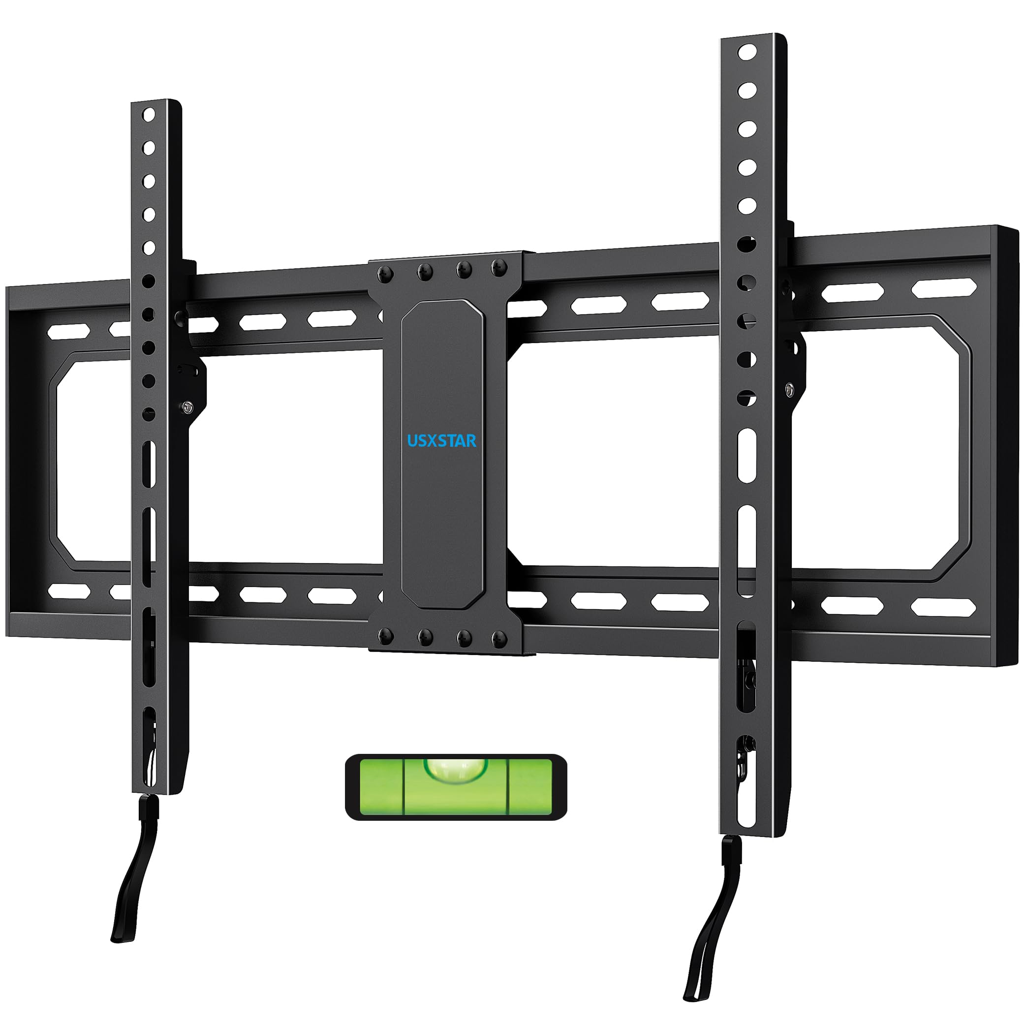 UL Listed Fixed TV Wall Mount for 37-82 Inch TVs, Low Profile TV Mount Fits 16", 18", 24" Studs, Wall Mount TV Bracket with Quick Release Lock, Max VESA 600x400mm, Holds up to 132 lbs by USX STAR
