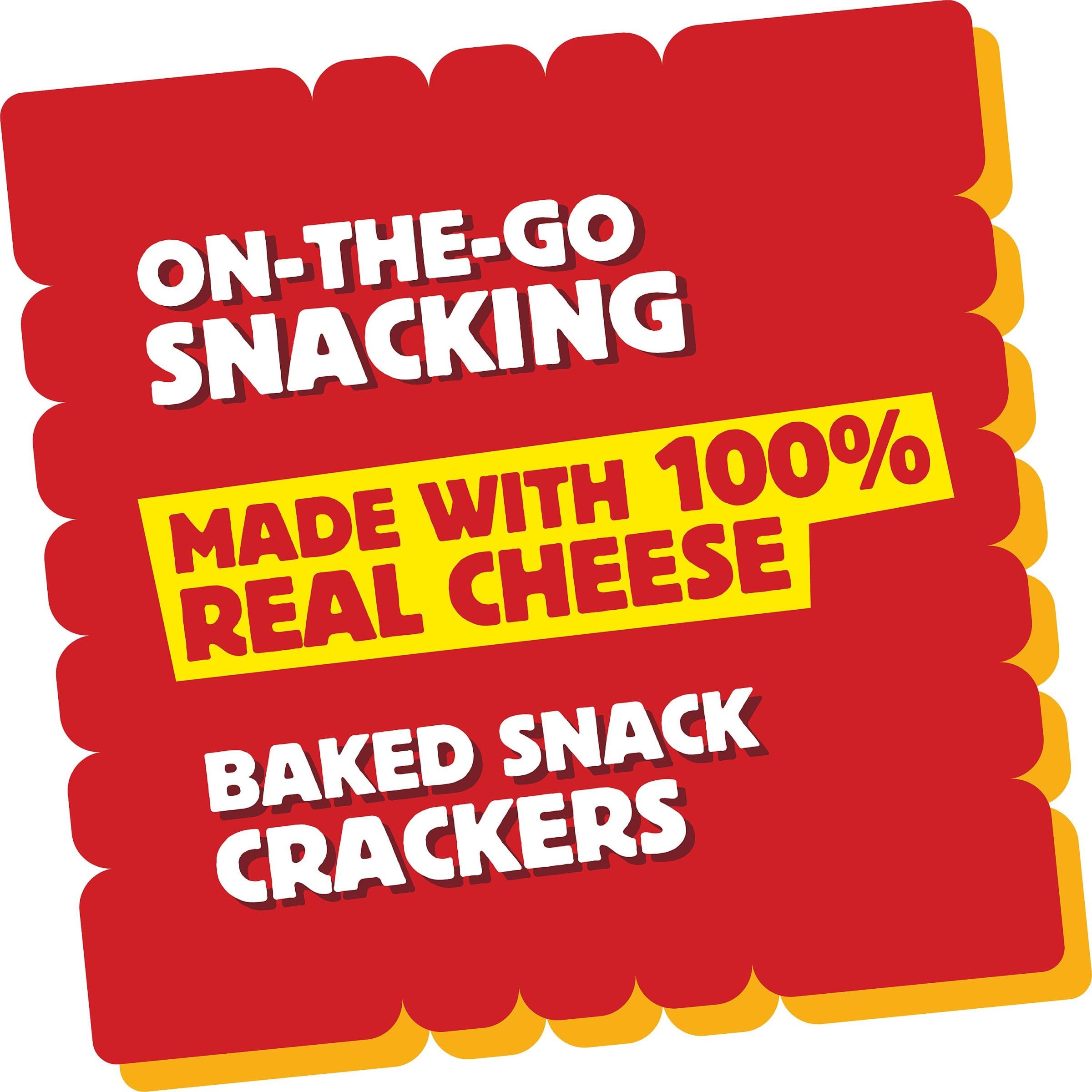 Cheez-It Cheese Crackers, Baked Snack Crackers, Lunch Snacks, Hot and Spicy, 12.4oz Box (1 Box)