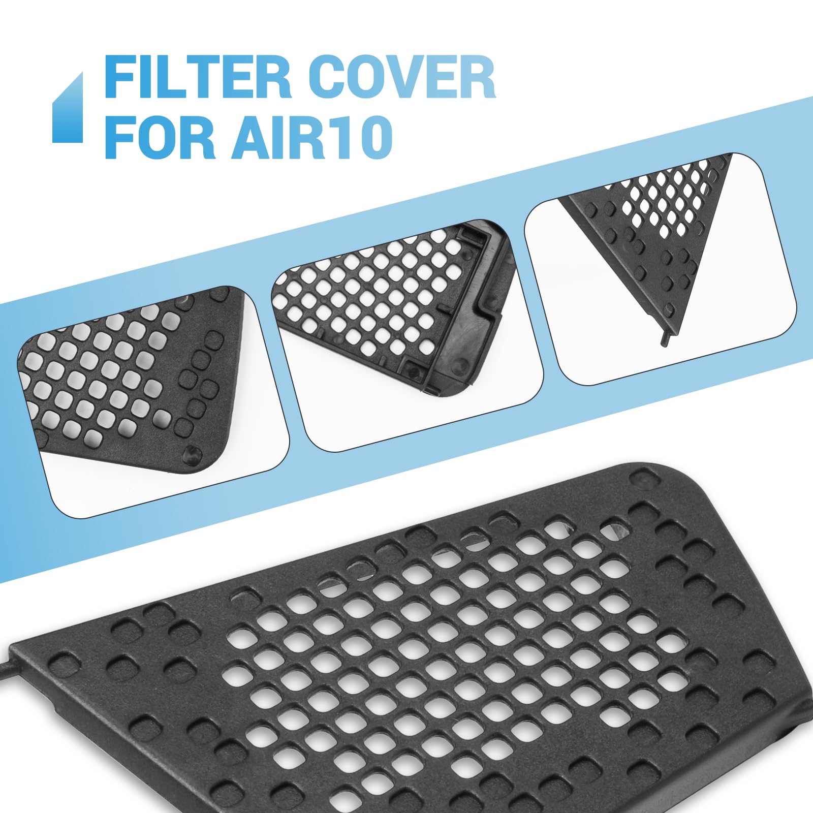 19729 Filter Cover Compatible with Resmed AirSense/AirStart/AirCurve 10 Series CPAP/Auto Set/VPAP Machines, Plastic Side Filter Cover, Replcement CPAP Filter Parts (1 Pack)