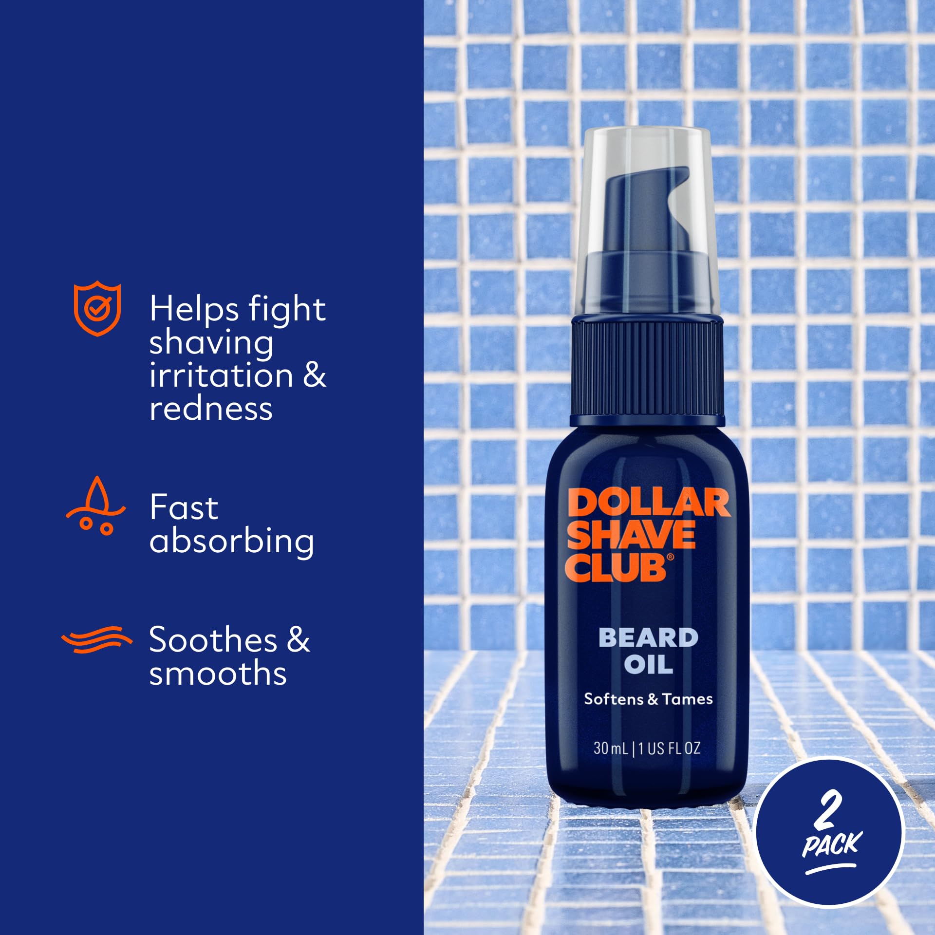 Dollar Shave Club | Beard Oil (2 Pack) | A nine oil blend to tame and soften your beardiest beard