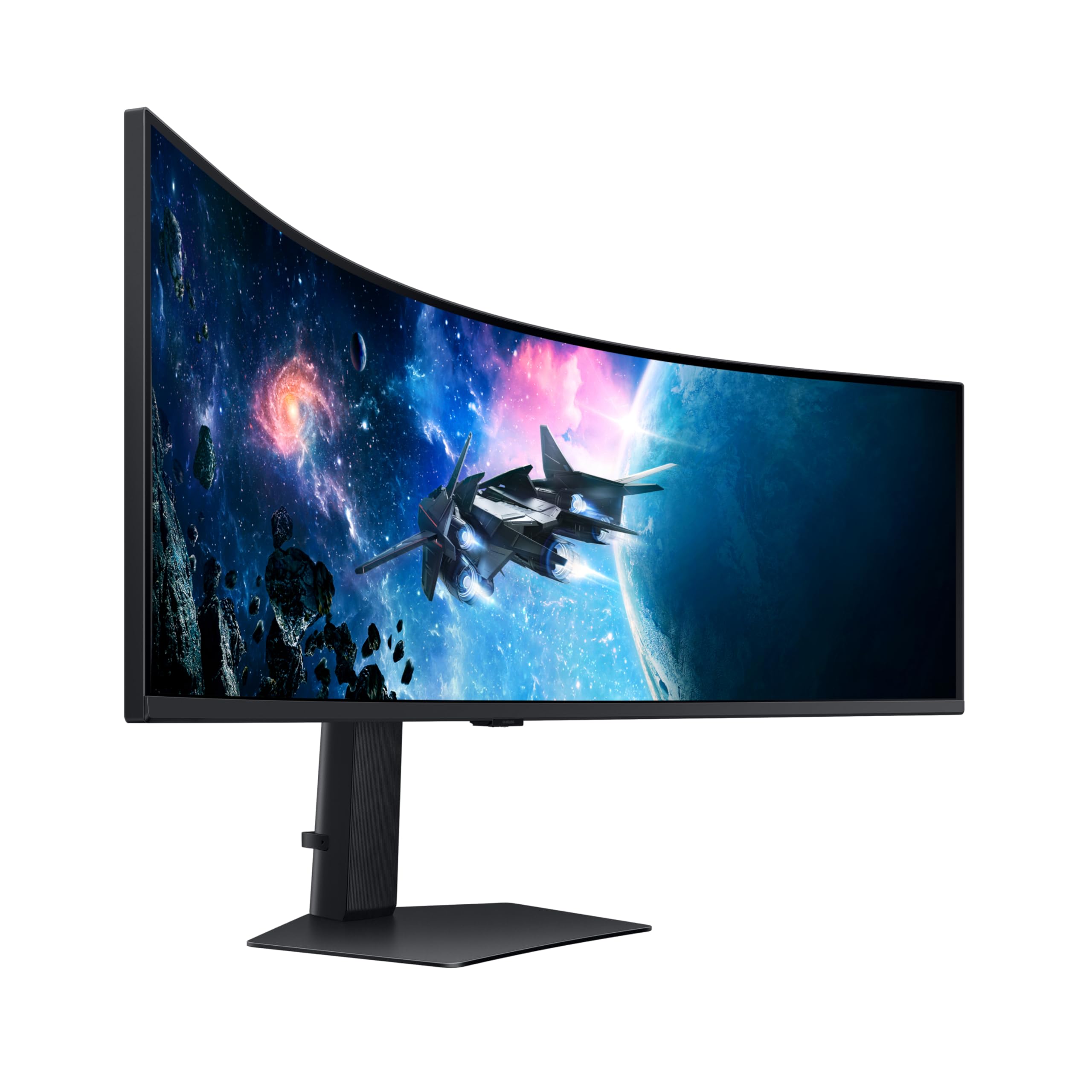 SAMSUNG 49-Inch Odyssey G9 Series DQHD 1000R Curved Gaming Monitor, 1ms(GtG), VESA DisplayHDR 1000, 240Hz, AMD FreeSync Premium Pro, Height Adjustable Stand, LS49CG954ENXZA, 2024