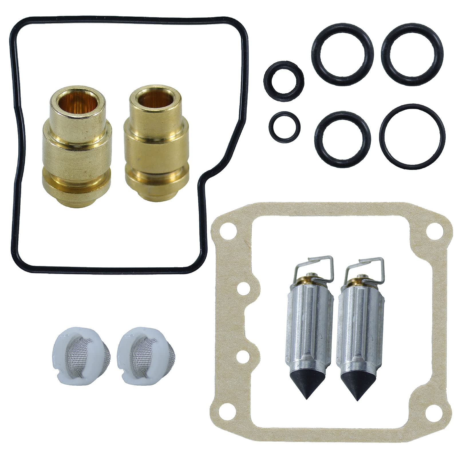 NICHEFLAG Carburetor Rebuild Kit 92-04 Suzuki Intruder 800 1400 VS800GL VS1400GLP VL800 VL800Z VZ800 Replace 18-5106, 18-5107