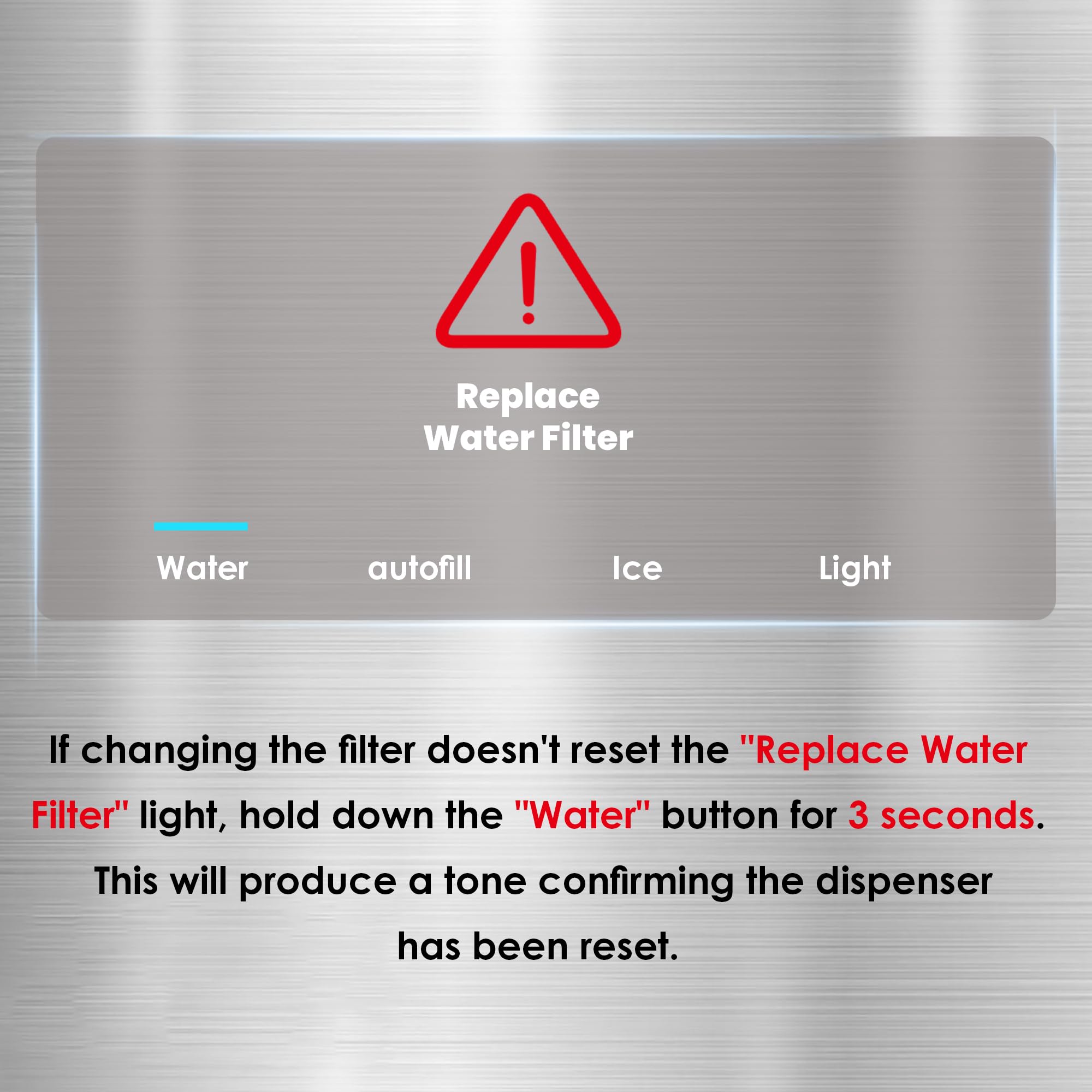 Waterdrop WD-F19C Replacement for GE® RPWFE®, RPWF (Built-in CHIP) Refrigerator Water Filter, Compatible with GFE28GYNFS, GFE28GELDS, PFE28KELDS, PFE28KYNFS, GFD28GELDS, PWE23KELDS, 2 Filters