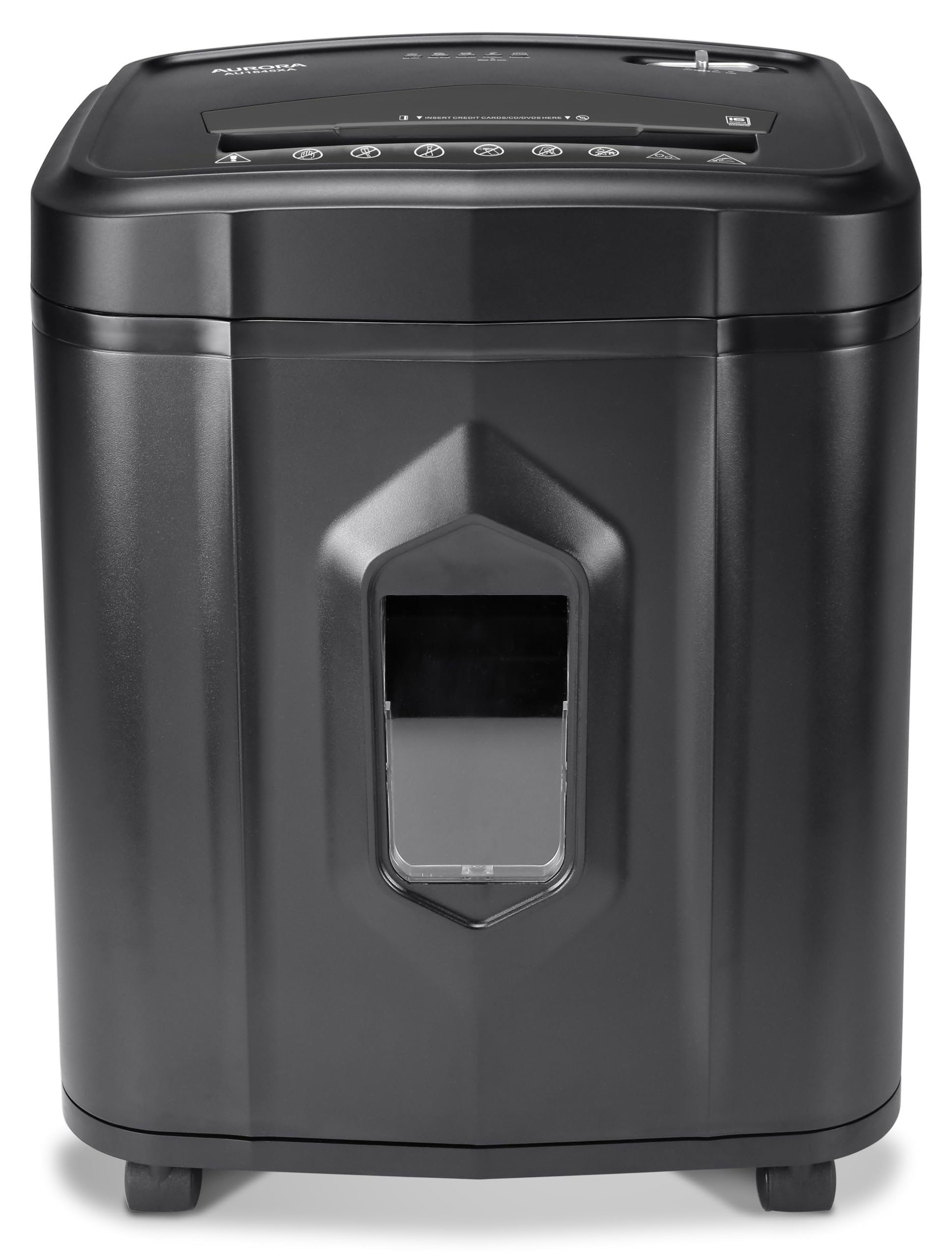 Aurora AU1645XA 16-Sheet Cross-Cut Paper and CD/Credit Card Shredder/5-Gallon Pullout Basket/ 30 Minutes Run Time