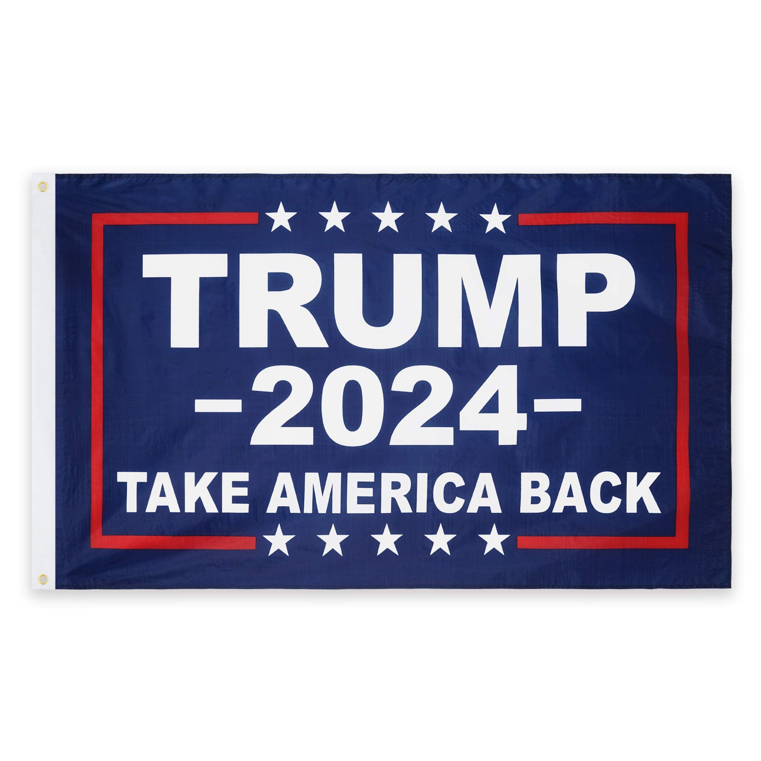 DANF Donald Trump for President 2024 Take America Back Flag 3x5 Foot with Grommets