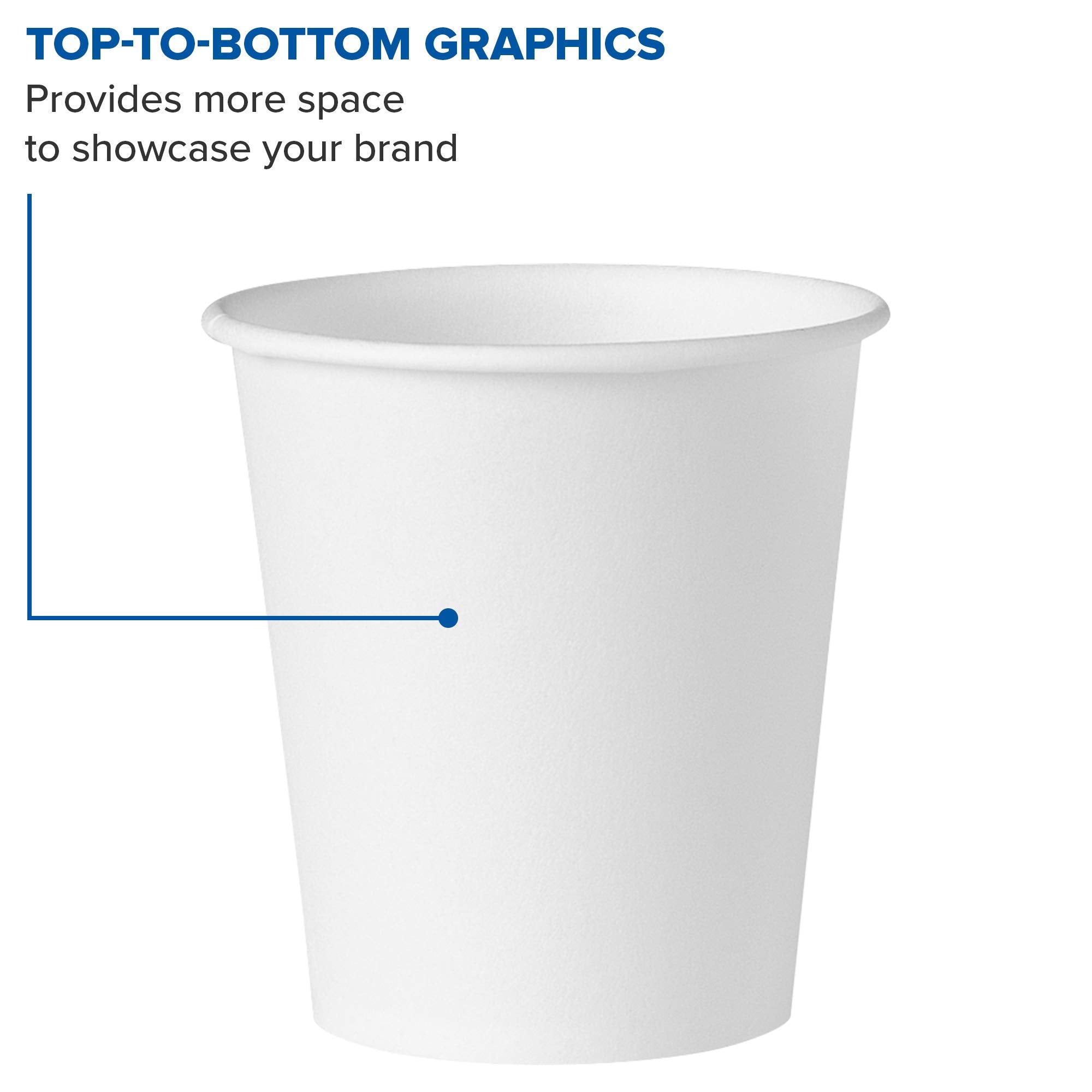 Solo 44-2050 3 oz White Treated Paper Cup (Case of 5000)