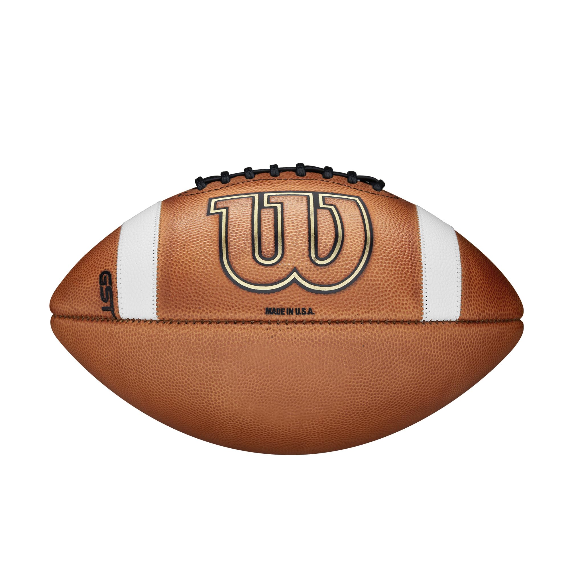 WILSON GST1003 Leather Game Football Factory Defect/Blemish - Official Size, Tan