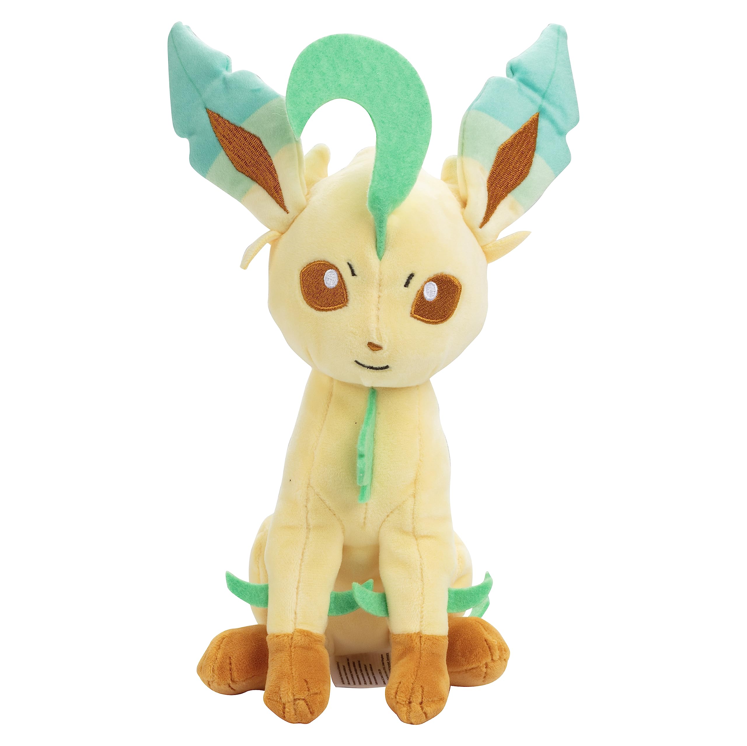Pokémon 8" Leafeon Plush - Officially Licensed - Eevee Evolution Figure - Authentic Soft Stuffed Animal Toy - Holiday Christmas Stocking Stuffer Gift for Kids, Boys, Girls - 2+