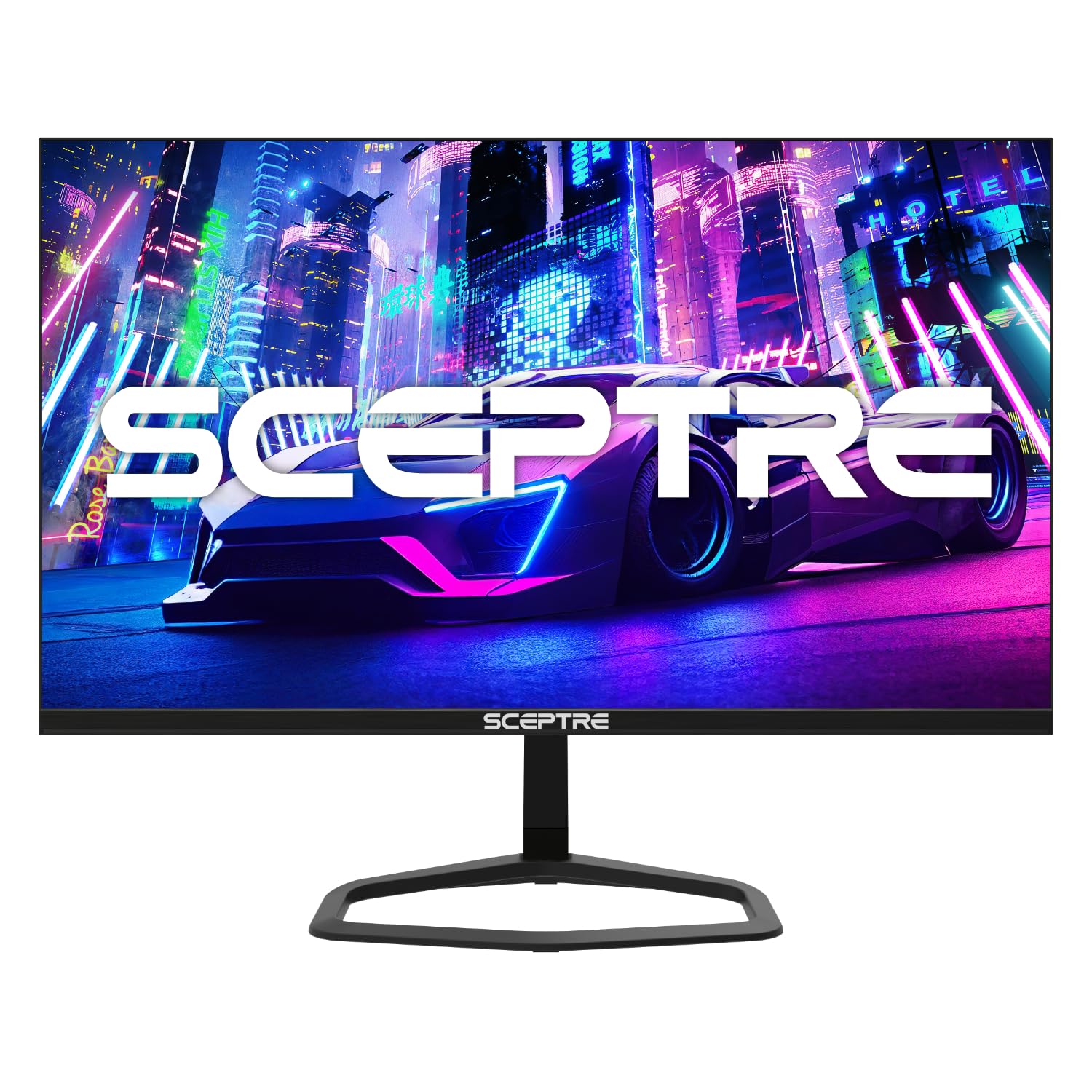 Sceptre 27-inch 240Hz Gaming Monitor 1ms 99% sRGB AMD FreeSync Premium DisplayPort x2 HDMI x2 Build-in Speakers, Machine Black (E278B-FWD240)