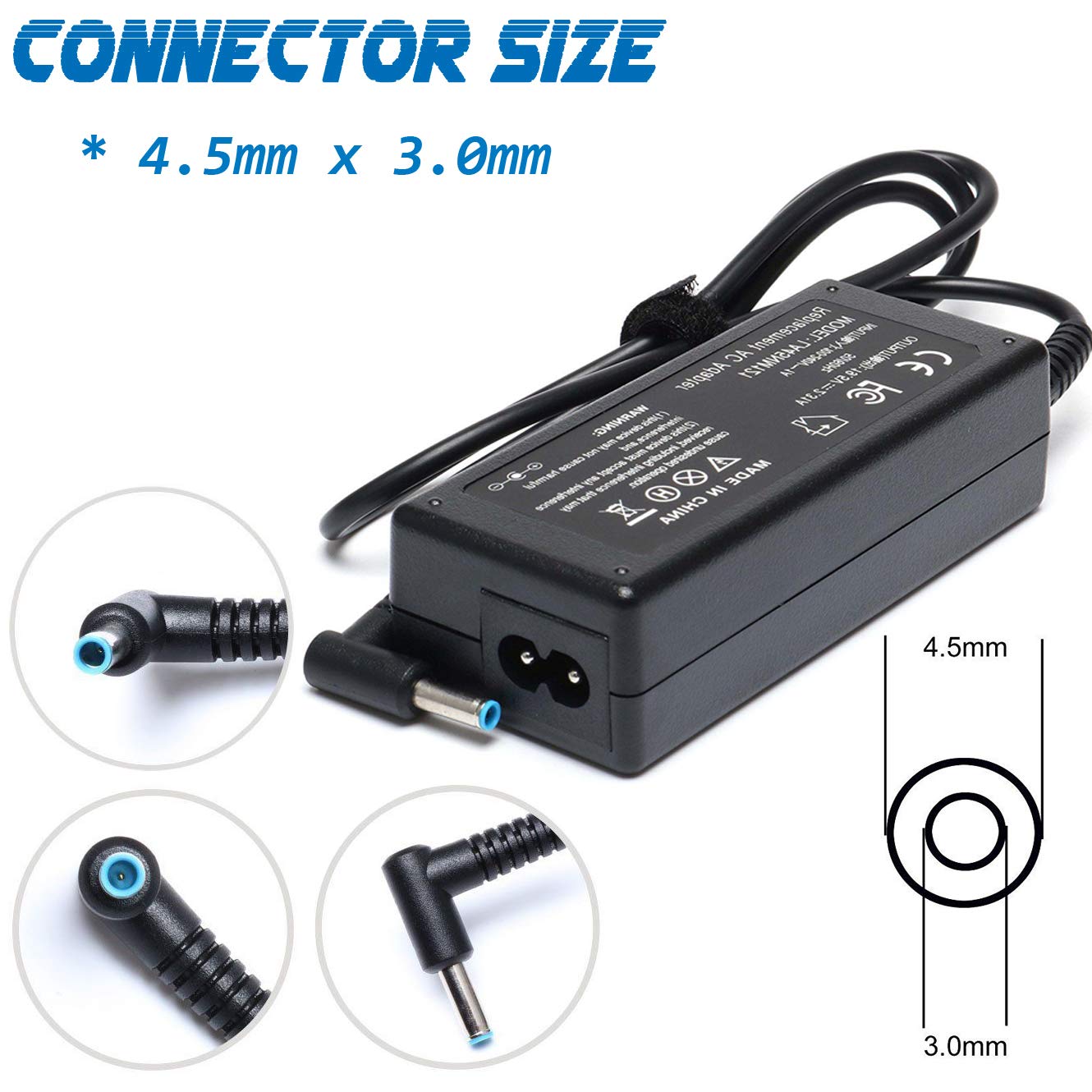 45W Laptop Charger for HP 15-CS 15-CP 15-DA 15-DB 15-DY 15-EF 15-FD:15-ef0023dx ef0021nr ef0875ms 15-fd0083wm 15-cs3055wm 15-cs3075wm 15-cp0053cl 15-dy2024nr 15-dy1751ms dy1731ms dy0013dx dy2021nr