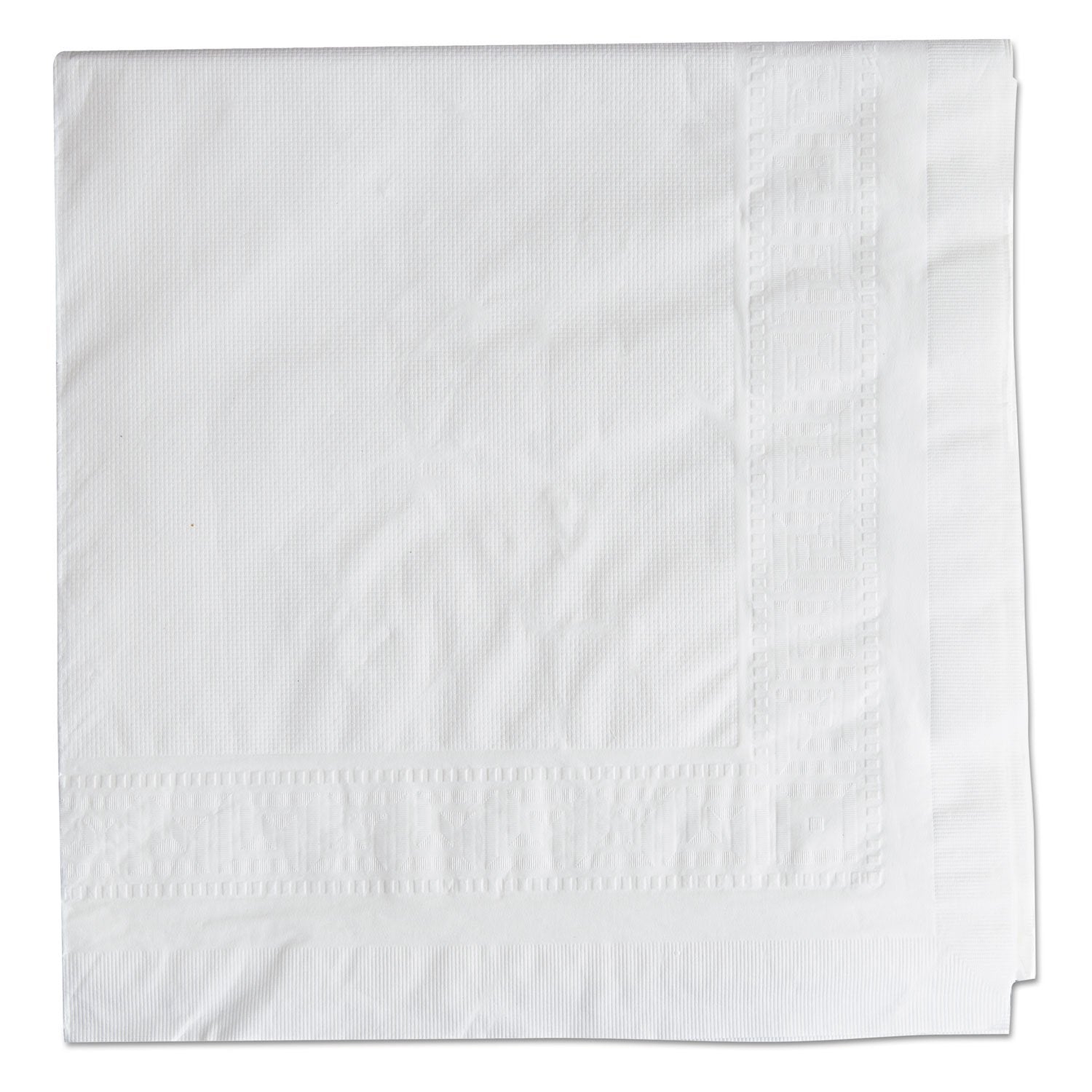 Hoffmaster 210130 Cellutex Tablecover, Tissue/Poly Lined, 54 in x 108", White (Case of 25 Tablecloths)