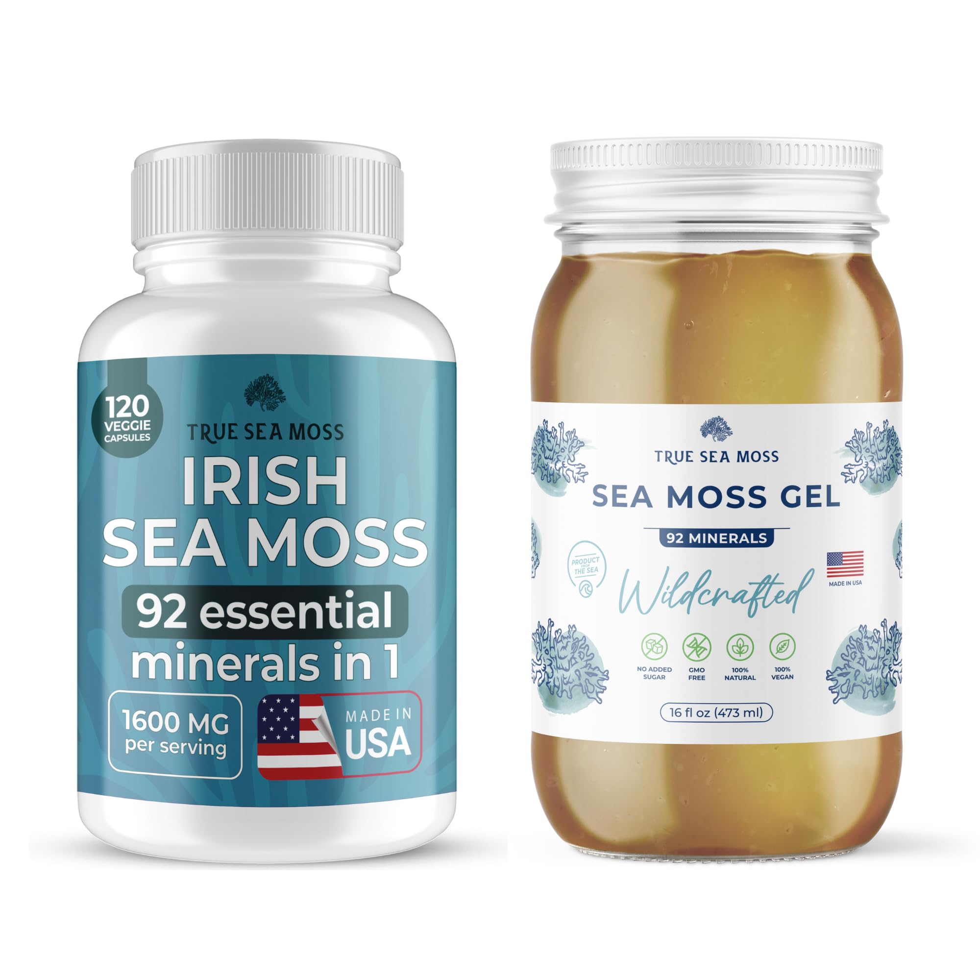 TrueSeaMoss Sea Moss Capsules & Sea Moss Gel