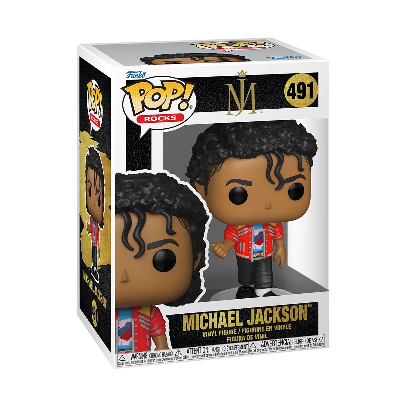 Funko Pop! Rocks: Michael Jackson - Beat It - Collectable Vinyl Figure - Gift Idea - Official Merchandise - Toys for Kids & Adults - Music Fans - Model Figure for Collectors