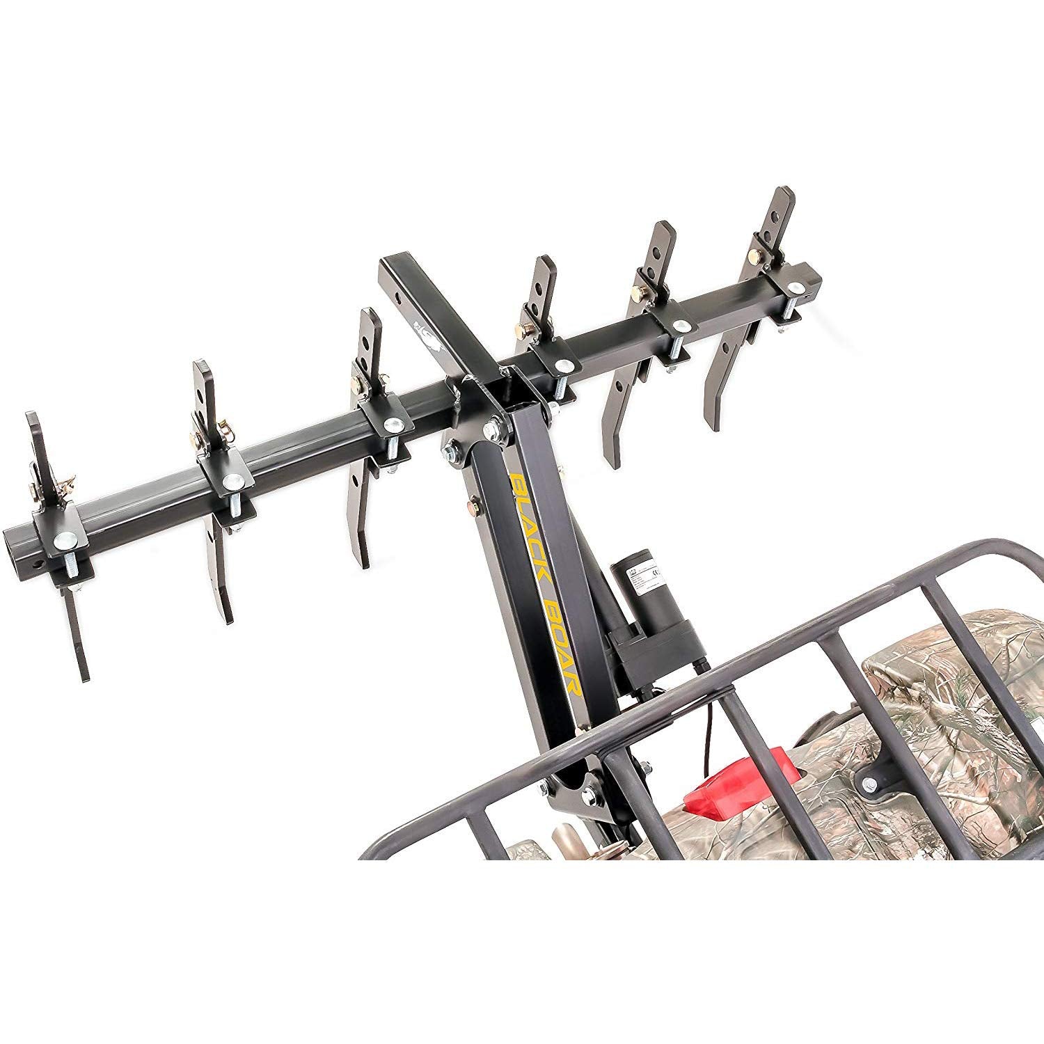 Black Boar ATV/UTV Plow Implement, Breaks Up Hard Ground w/6 Independently Adjustable Chisels, Use to Cultivate, Establish Food Plot, Maintain Land (66003)