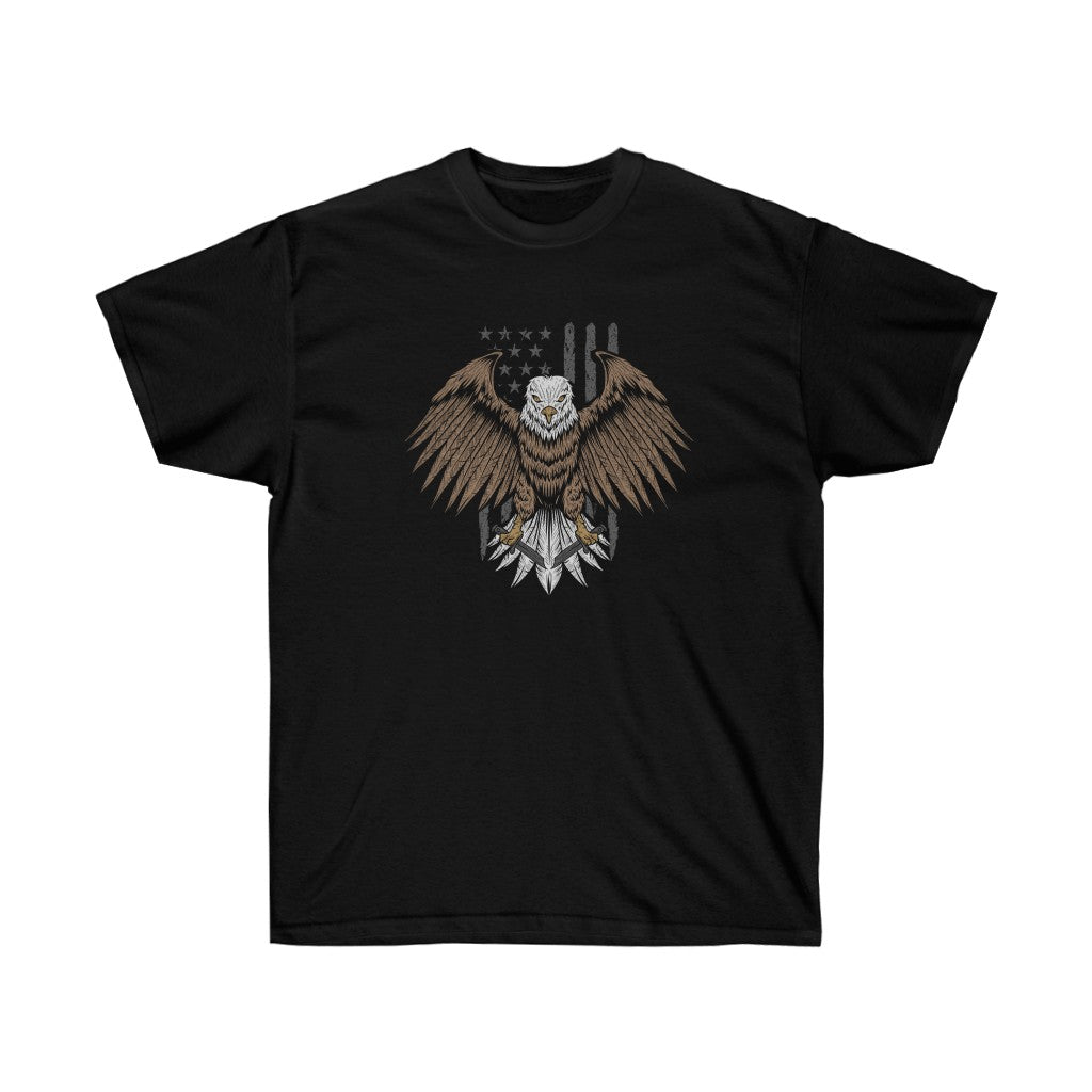 Eagle with USA Flag T-Shirt
