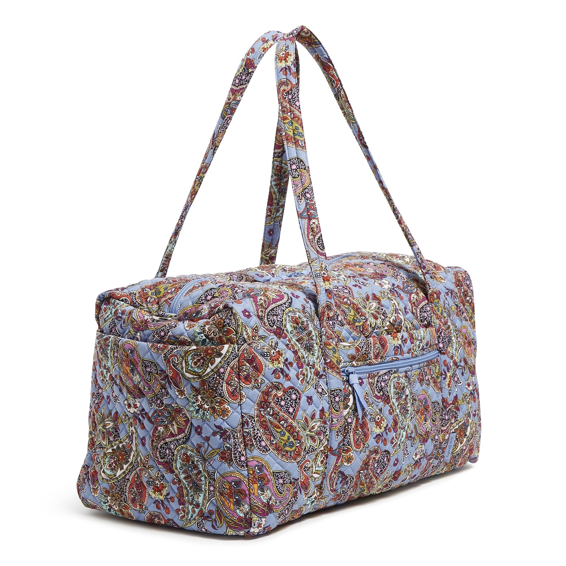 Vera Bradley Women's Cotton Large Travel Duffel Bag, Provence Paisley, One Size