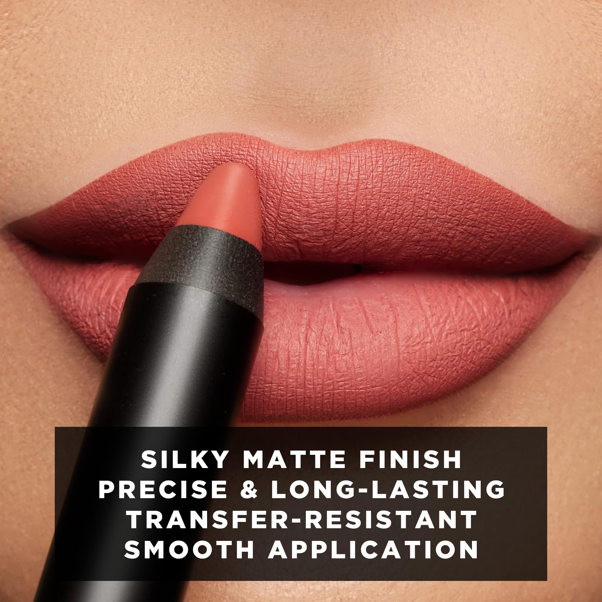 K7L Nude Brown Matte Lipstick and Pink Lip Liner - Waterproof and Smudgeproof