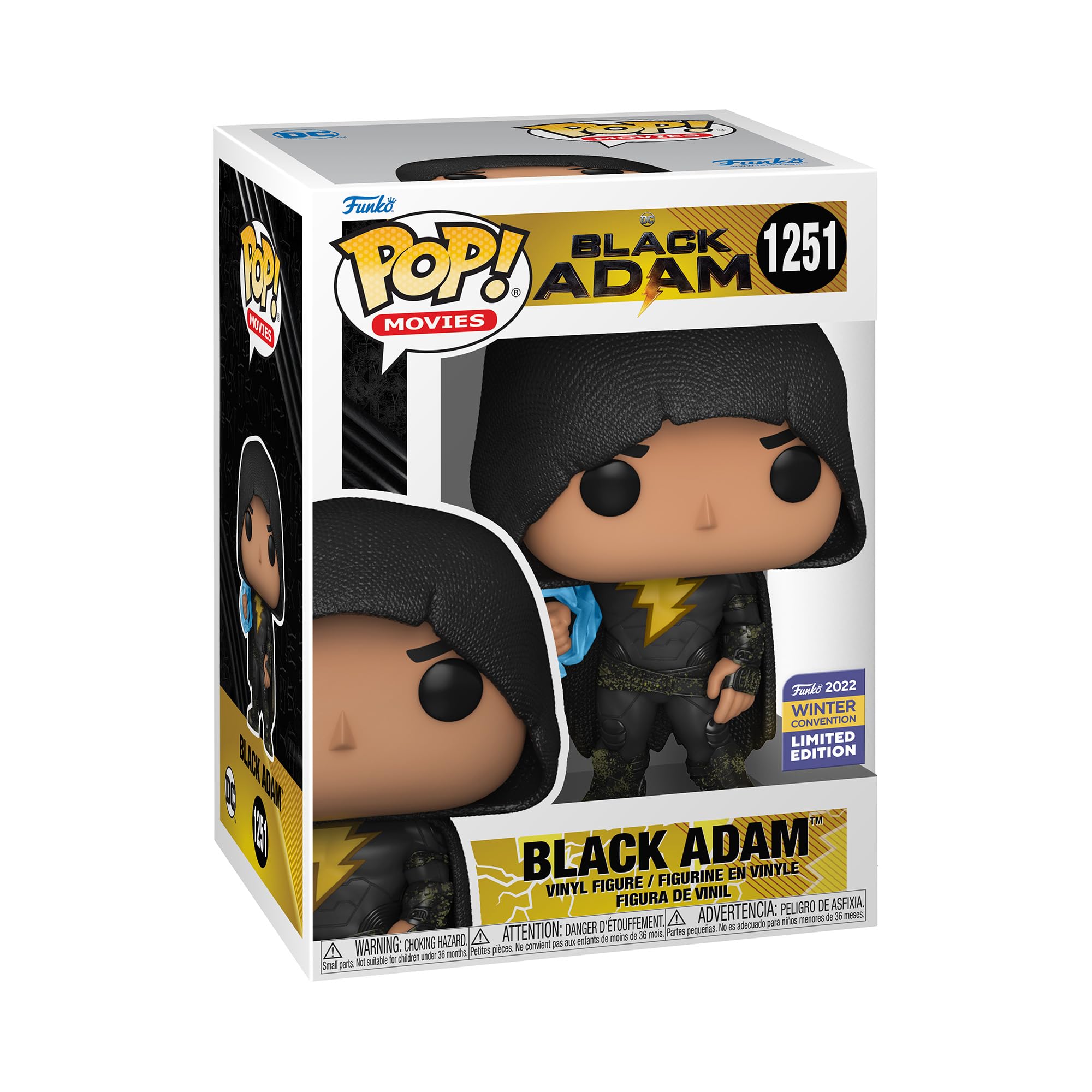 Funko Pop! Movies: Black Adam - Black Adam, Winter Convention Exclusive