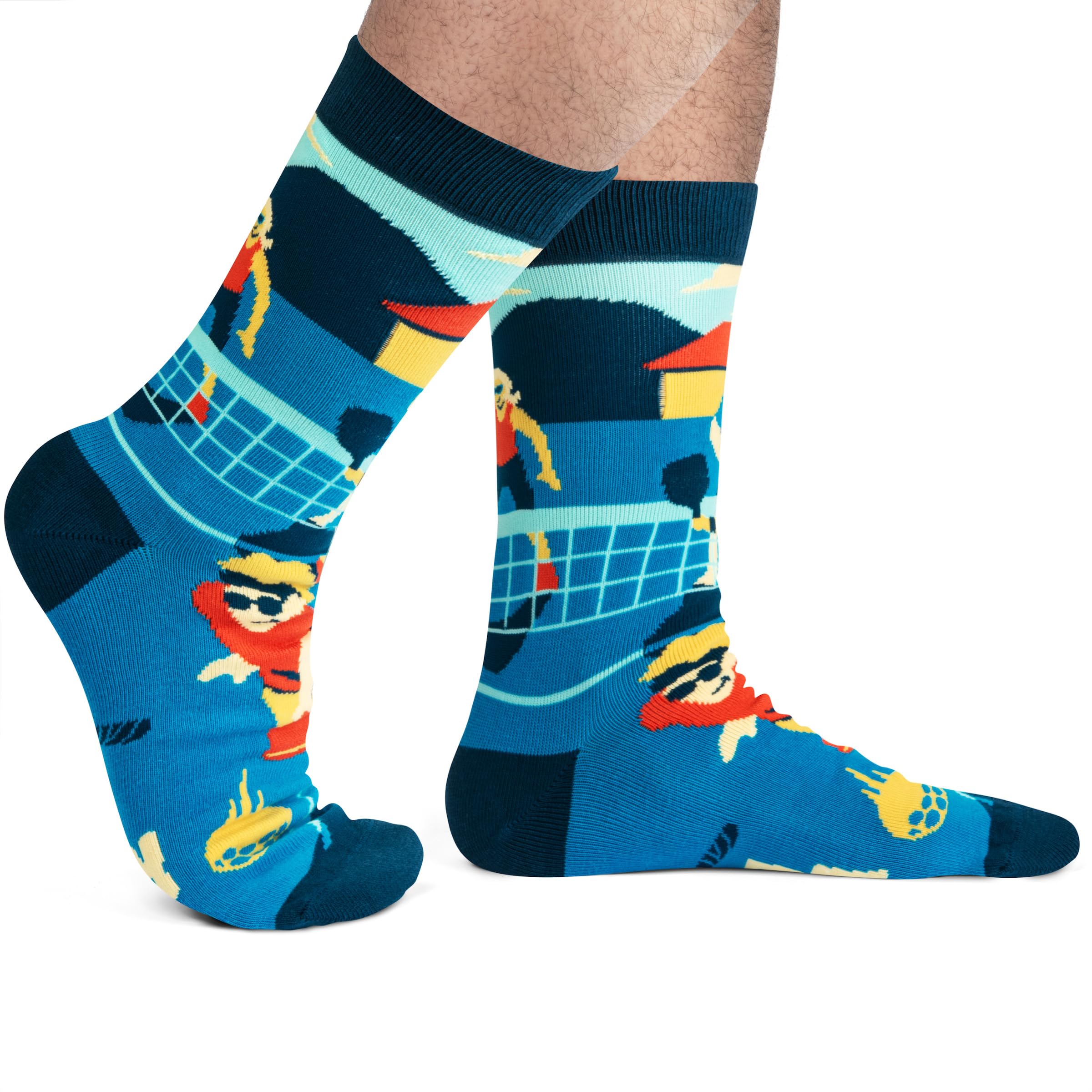 I'd Rather Be - Funny Socks For Men & Women - Gifts For Golfing, Hunting, Camping, Hiking, Skiing, Reading, Sports and more (US, Alpha, One Size, Regular, Regular, Playing Pickleball)