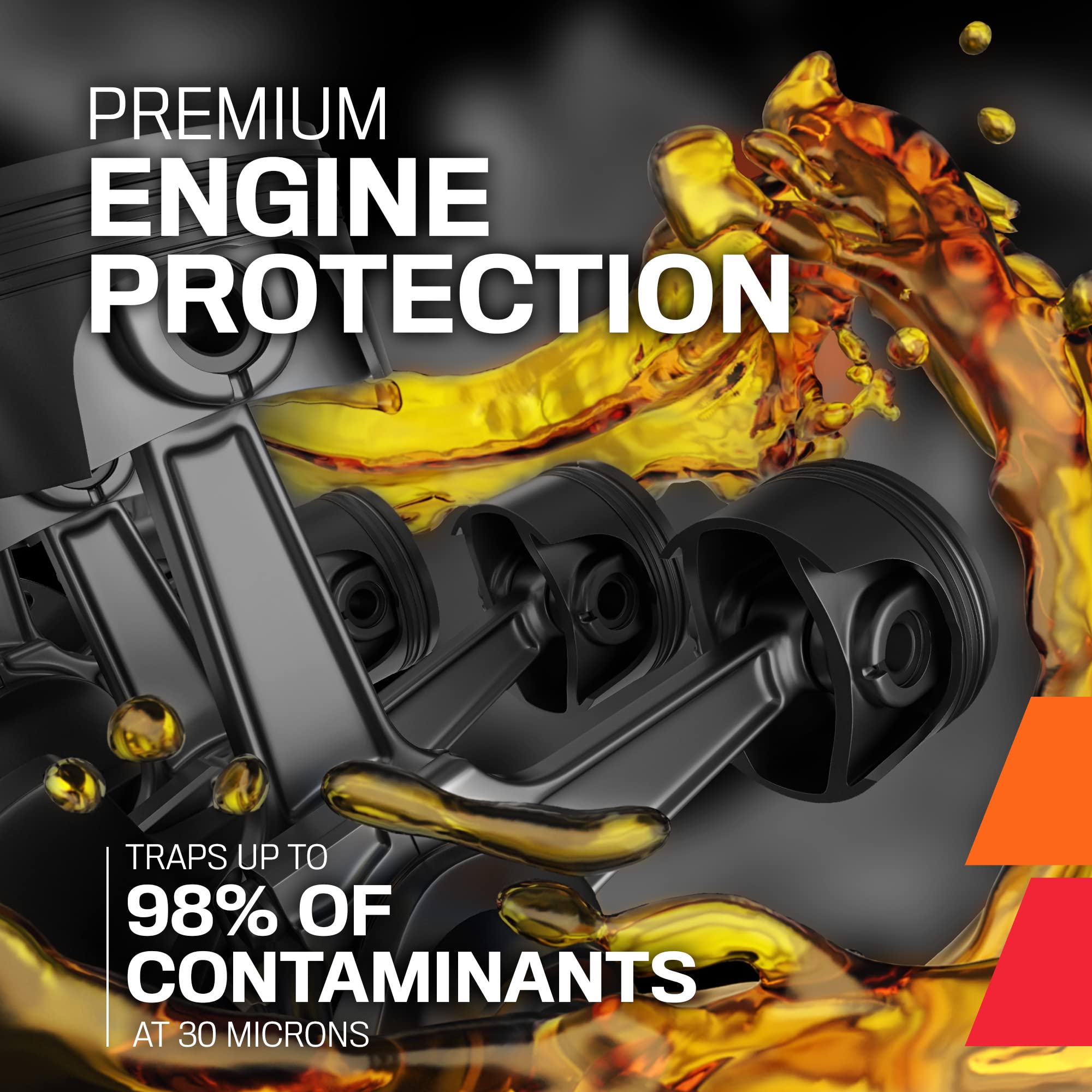 K&N Premium Oil Filter: Protects your Engine: Compatible with Select 2011-2019 FORD (F250 Super Duty, F350 Super Duty, F450 Super Duty, F550 Super Duty, F650), HP-4005