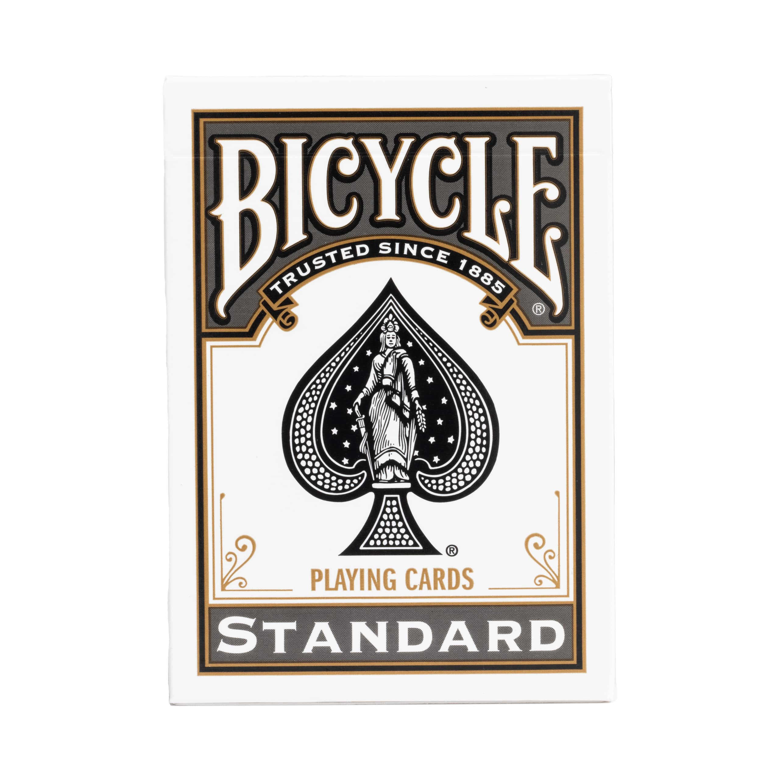 Bicycle Black Playing Cards, Standard Index, 1 Deck