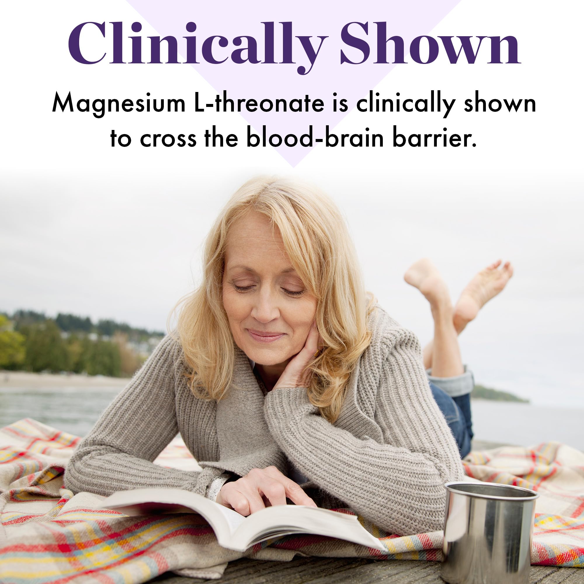 NAOMI Magnesium L-Threonate with 2,000mg Patented Magtein®, High Absorption Elemental Magnesium, Memory Supplement - Brain Health, Focus, Nerve Support, Heart Health, Natural Sleep Aid, 60 Veggie Caps