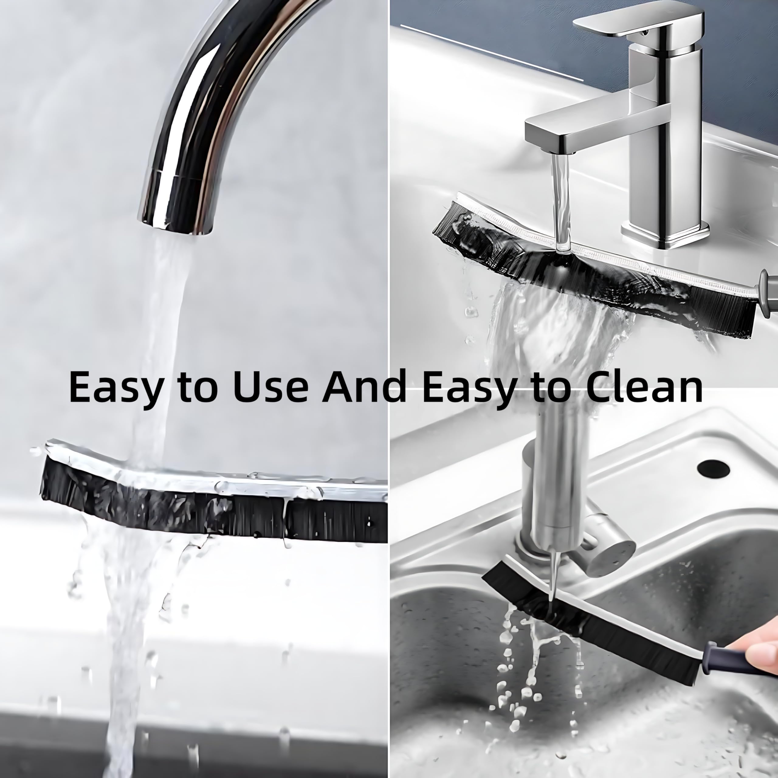 Cleaning Brush Hard Bristle Crevice Cleaning Brush Multifunctional Bathroom Cleaning Tools Toilet Brush Thin Cleaning Brush Corner Brush for Kitchen Home Shower Windows Vehicles Faucets Floor(4 PCS)