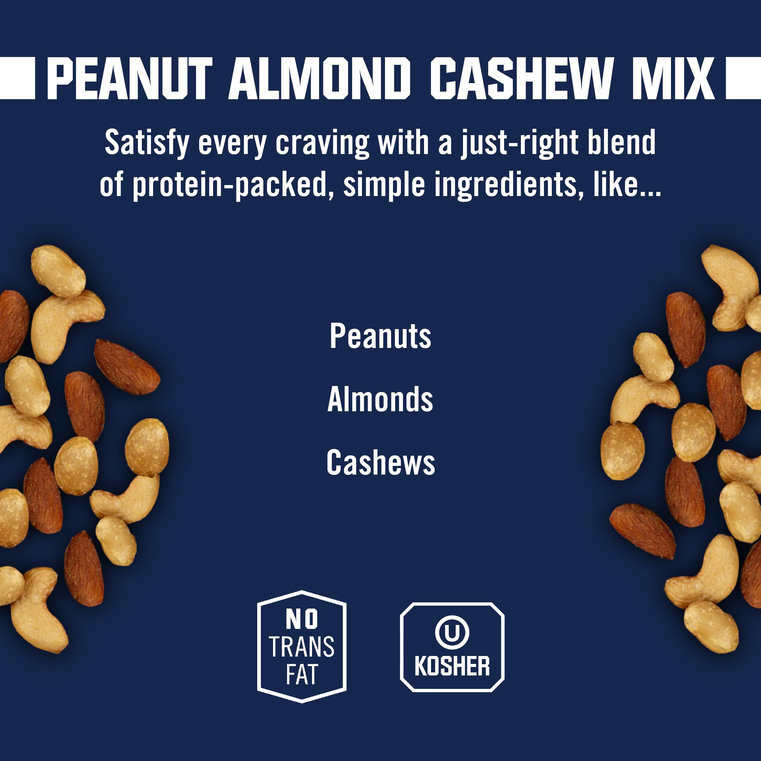 Kar’s Nuts Peanut Almond Cashew Mixed Nuts, 1.75 oz Individual Snack Packs – Bulk Pack of 72, Gluten-Free Snacks