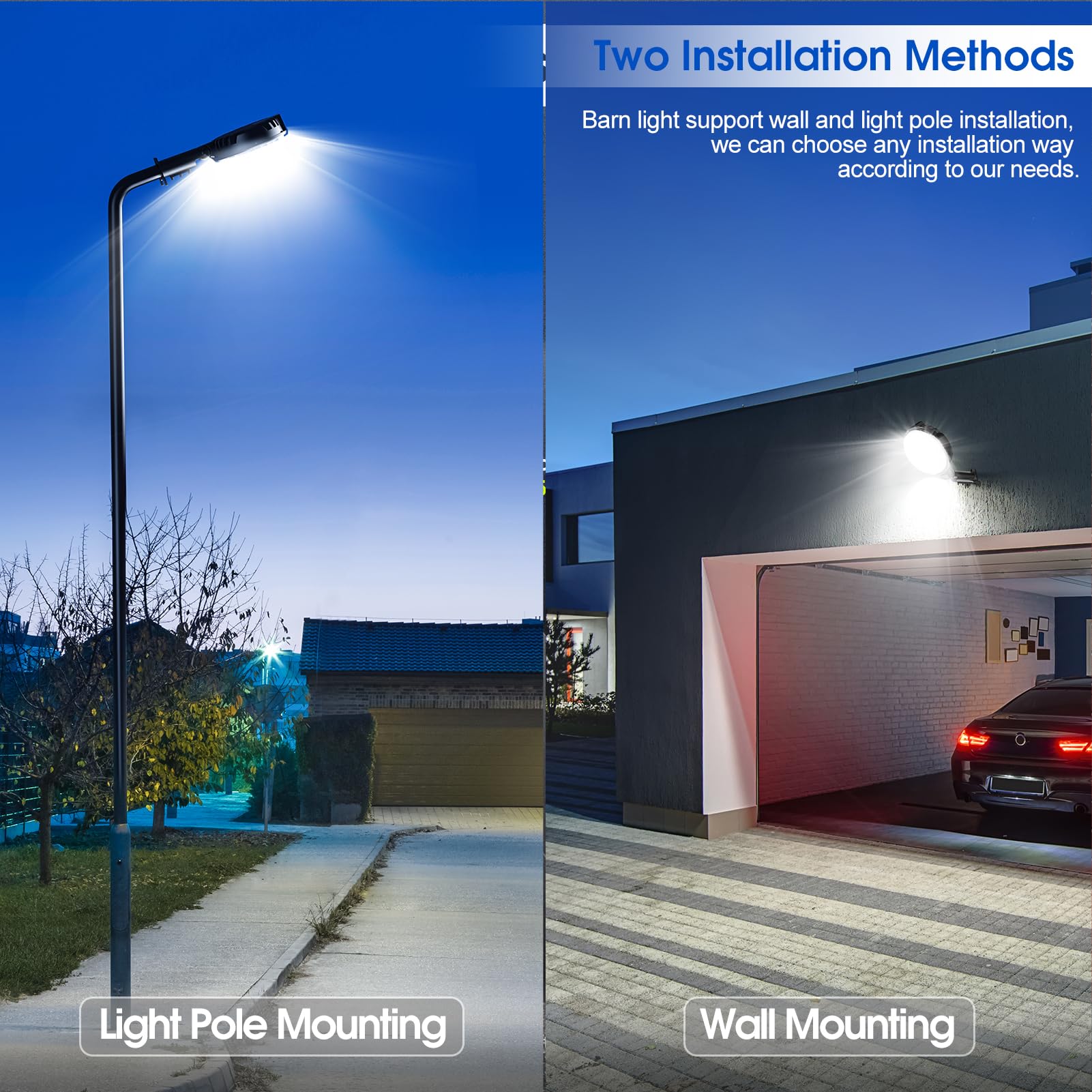 TIMOTOP LED Barn Light,150W,Yard Lights with Photocell,Dusk to Dawn Outdoor Lighting,15000LM,Exterior Security Lamp,IP66 ,6500k,150°Angle Adjustable,for Street,Farmhouse,Driveway, 33*19.5*76CM