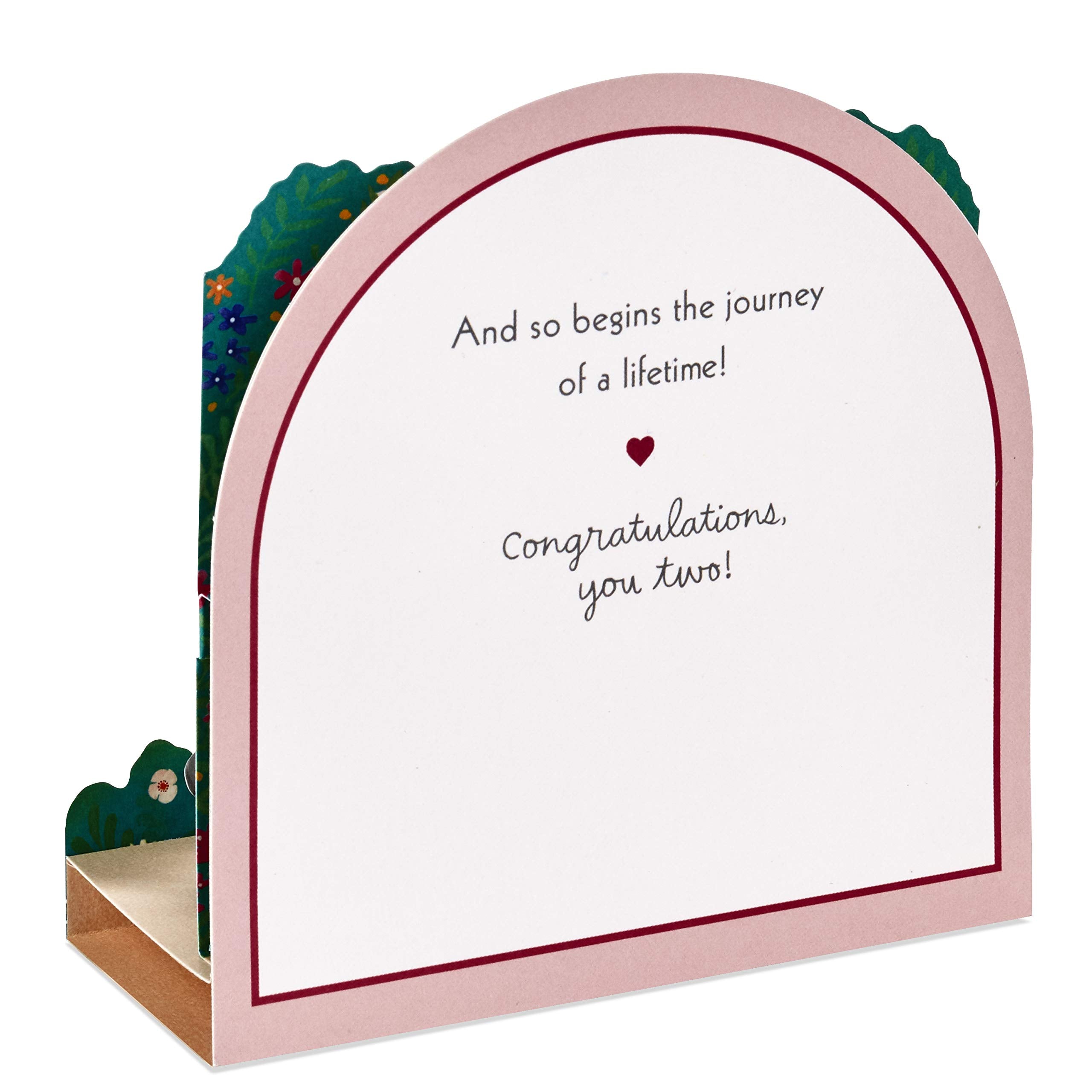 Hallmark Paper Wonder Displayable Pop Up Wedding Card (Just Married)