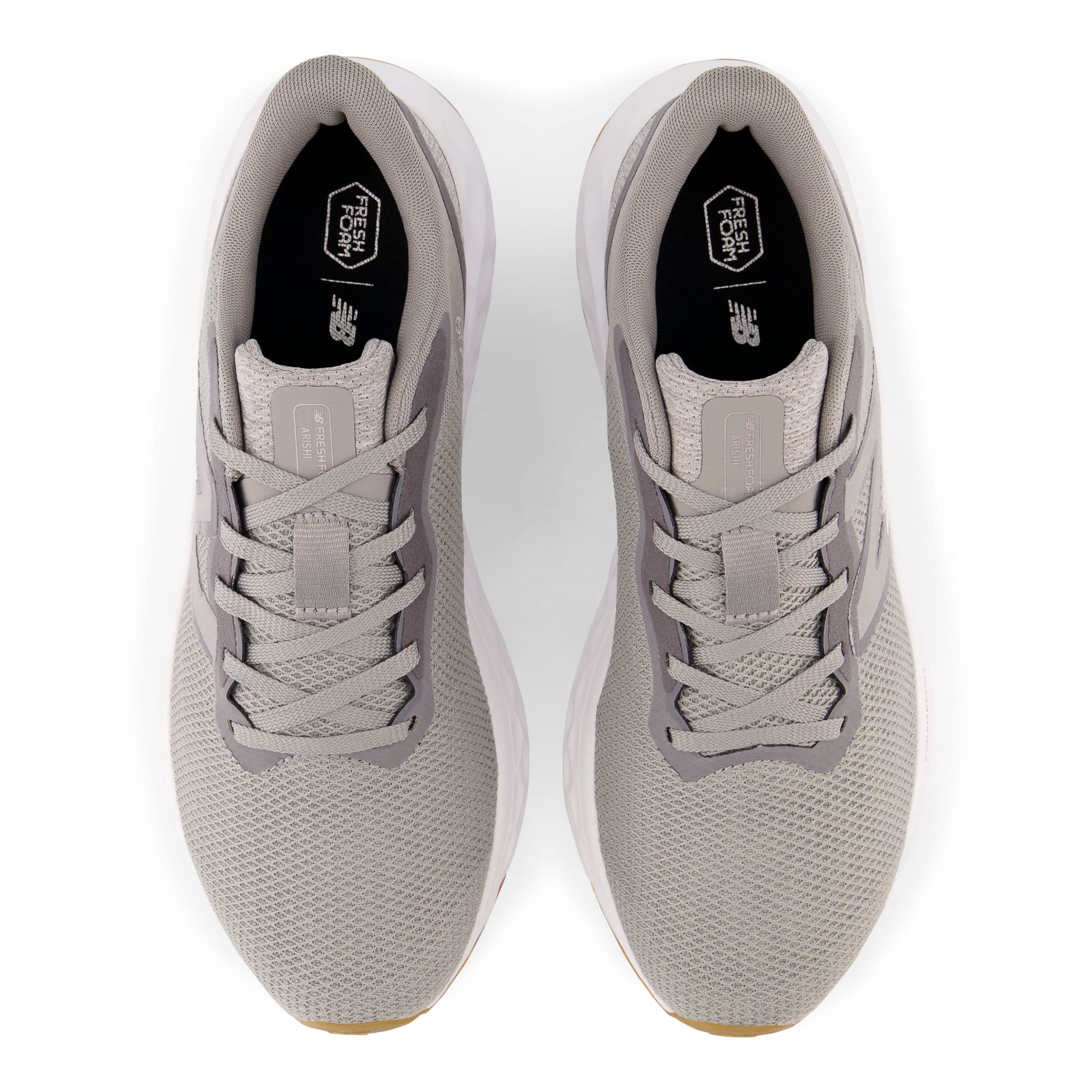 New Balance Men's Fresh Foam Arishi V4 Running Shoe, Marblehead/Castlerock/Silver Metallic, 7 X-Wide