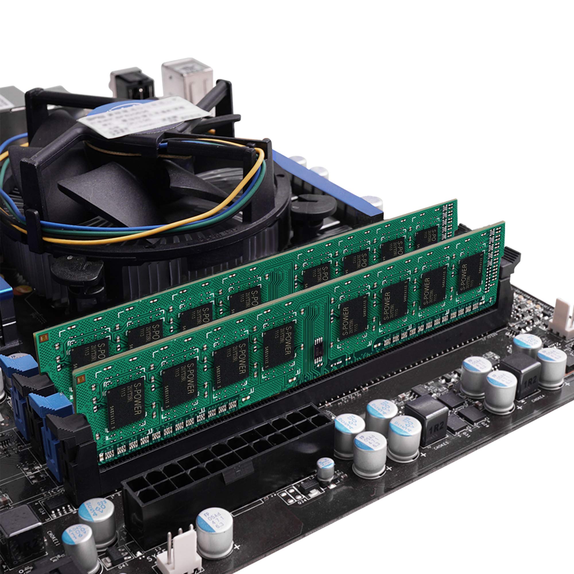 Silicon Power DDR3 16GB (2 x 8GB) 1600MHz (PC3 12800) 240-pin CL11 1.35V / 1.5V Unbuffered UDIMM PC Computer Desktop Memory Module Ram Upgrade
