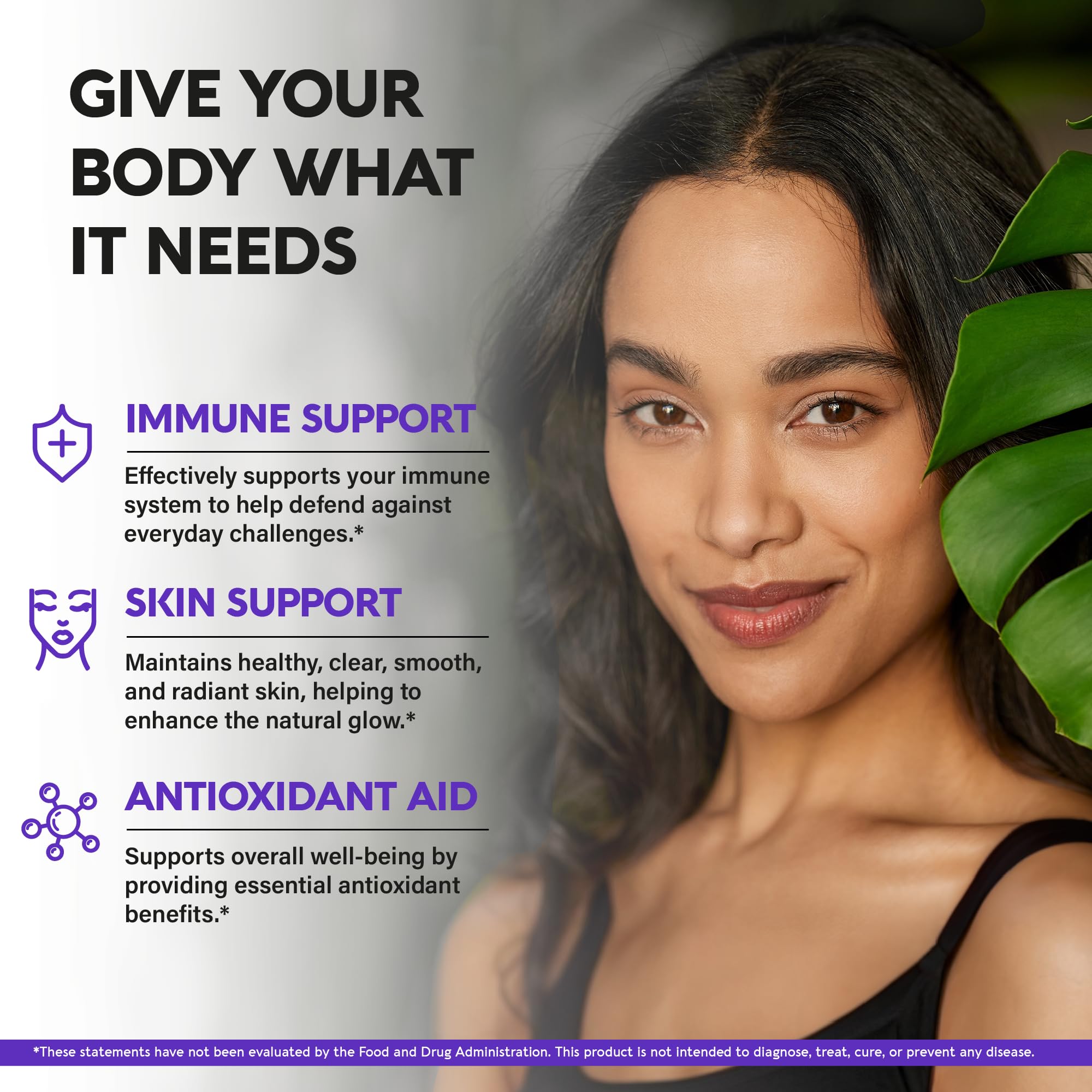 Zinc Picolinate 50mg - Zinc Supplement with Copper, Vitamin D3 & B12 - Stomach Friendly | Slow Release - Immune Support & Skin Health - High Absorption with BioPerine & Vitamin C - 60 Capsules