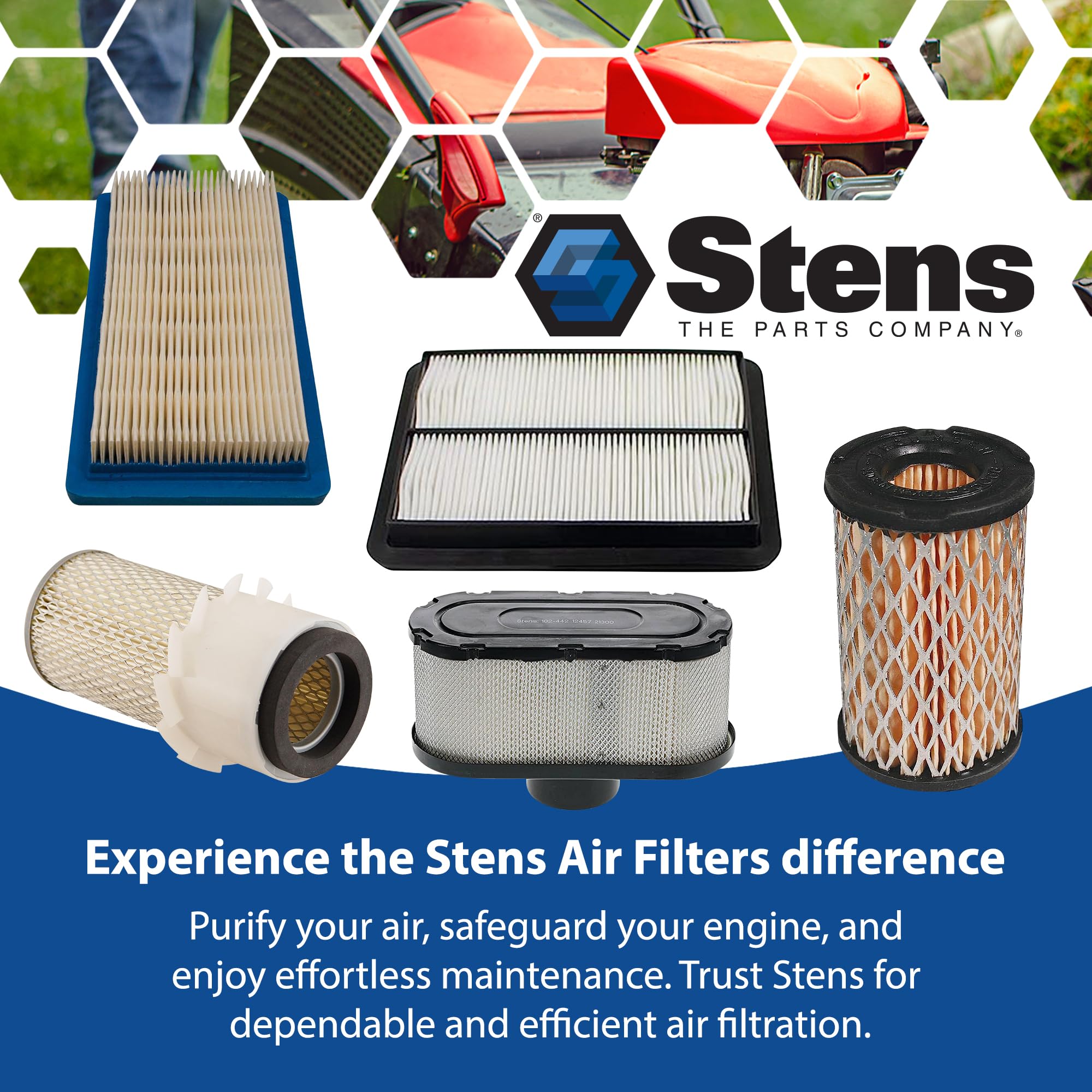 Stens Air Filter 605-307 for Echo 13030039730